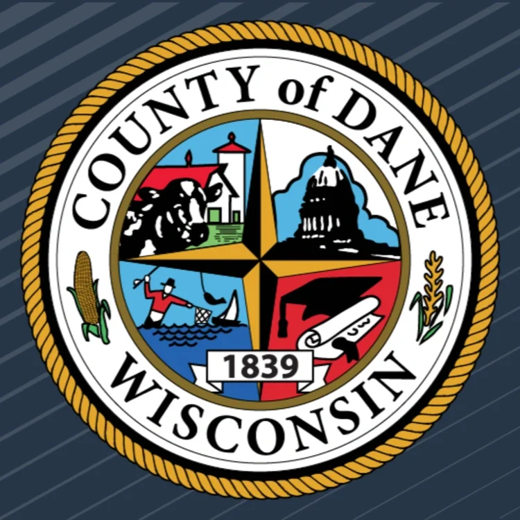 Seal of Dane County, Wisconsin. servicing Dane County, WI