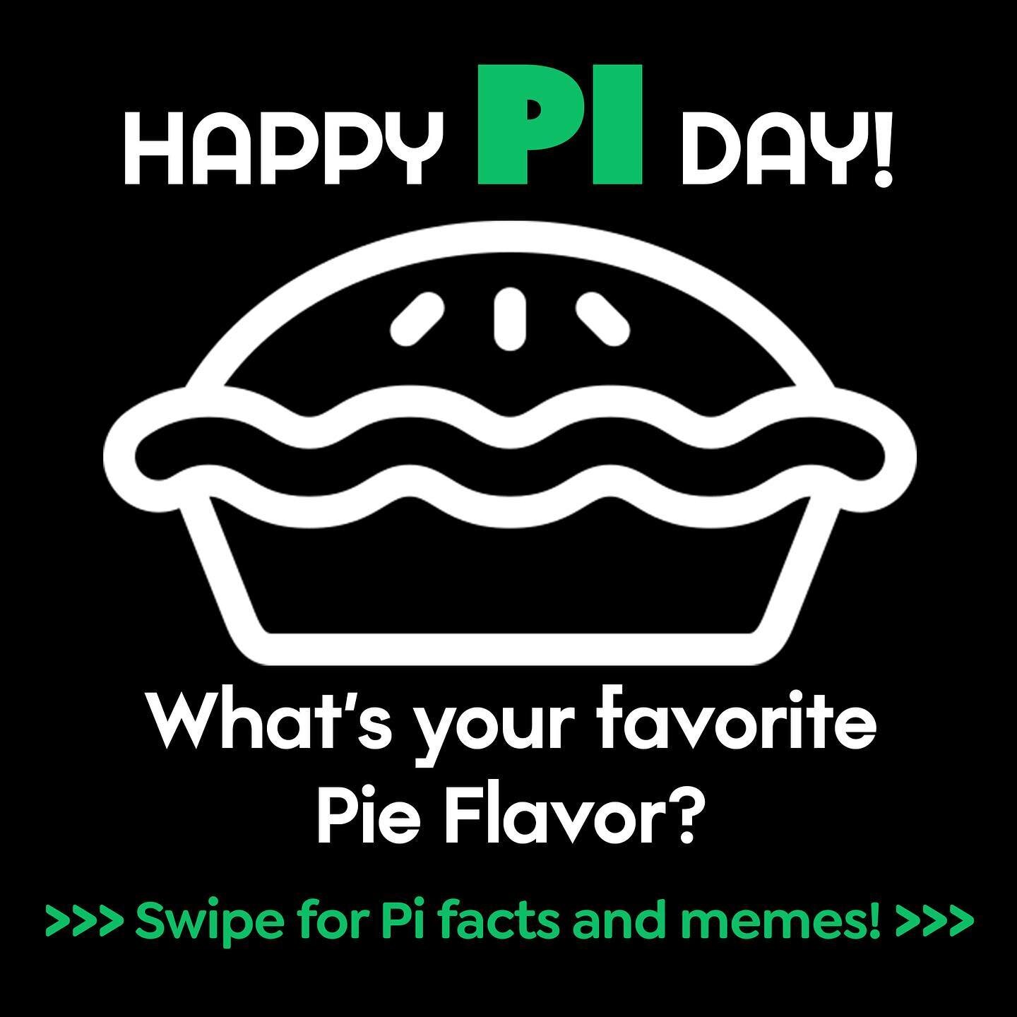 Happy PI day folks! Comment below and let us know what your favorite Pie flavors are 🤤
Join us in celebrating this nerdy holiday by receiving a slice off our service rates. All Tier 3 services only $99 plus this week(regularly $139 plus tax)! Just m