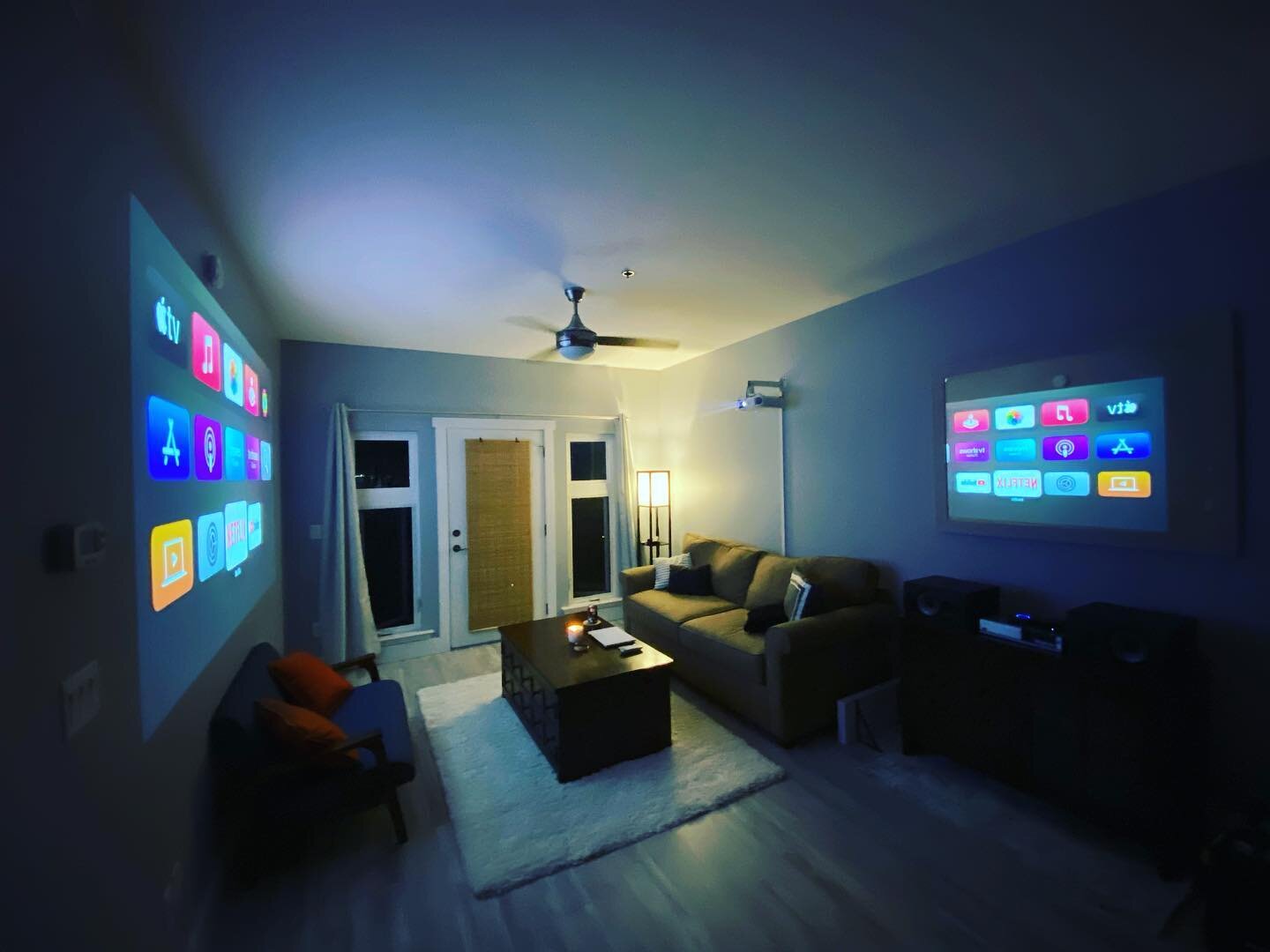 Did you that we not only provide our expert IT a services in your home but also Professional Home Theater consultations, set-ups, and installations?! We ❤️ getting all creative with your spaces! 
&mdash;&mdash;&gt; Swipe for more
#avlart #avltoday #a