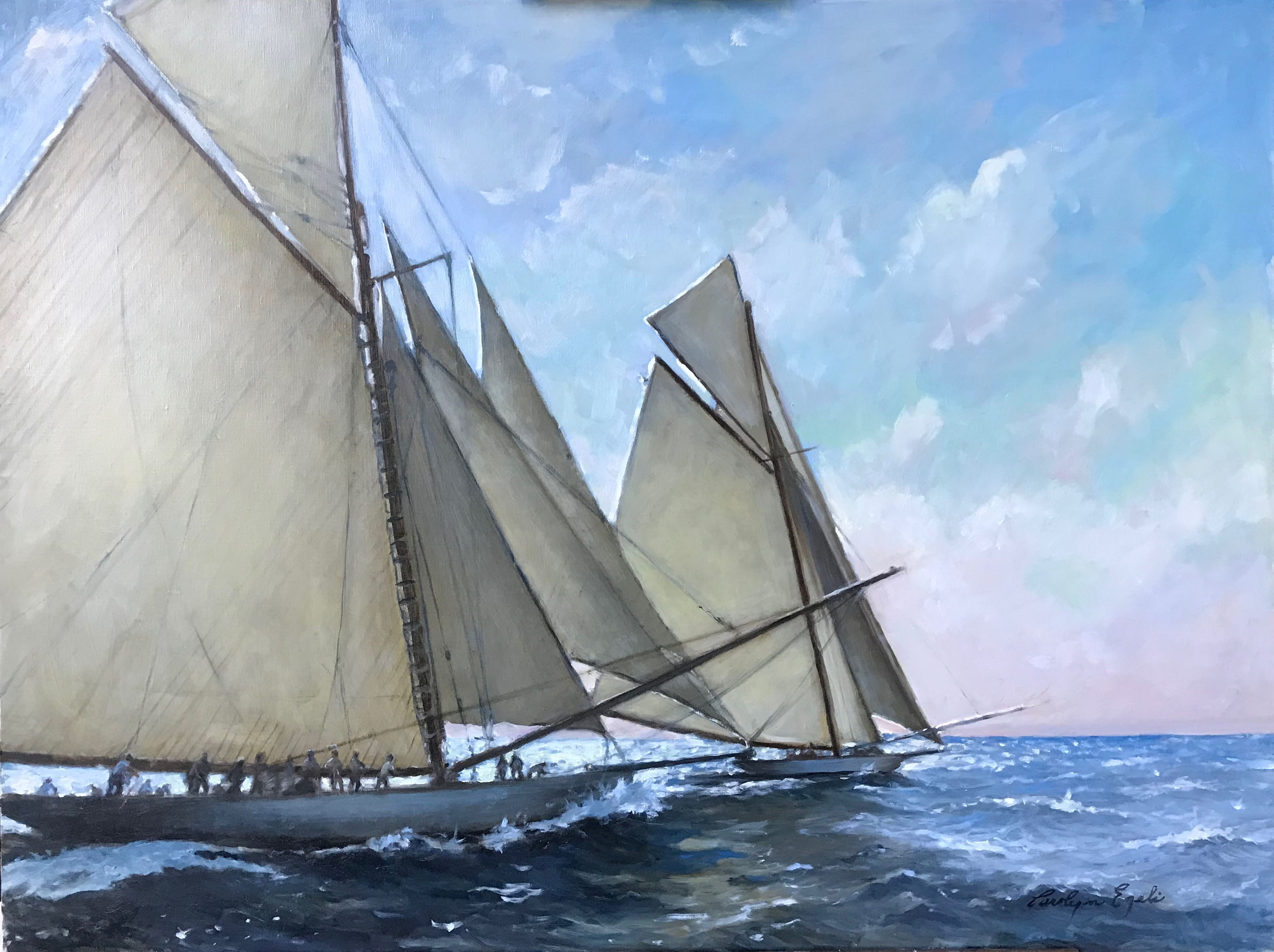 Herreschoff Classics, 30” x 40”, Sold