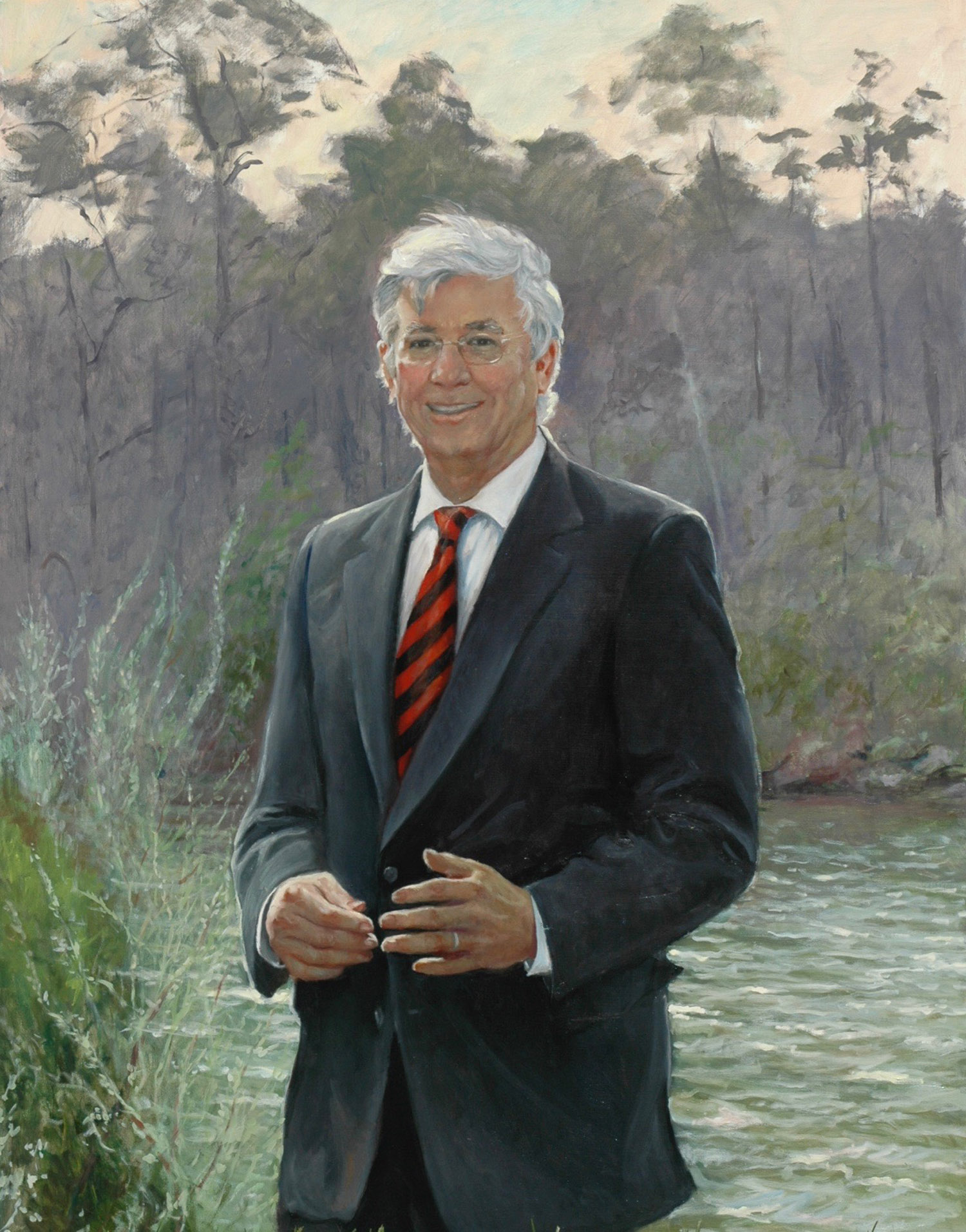 Maryland Governer Parris Glendening, 36" x 42", Commission