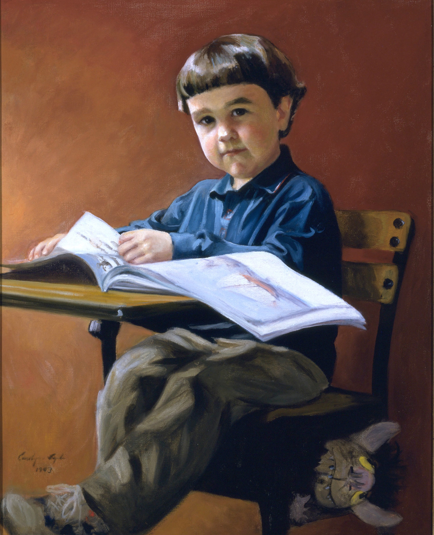Little Sam Baldwin, 30" x 36". Commission.