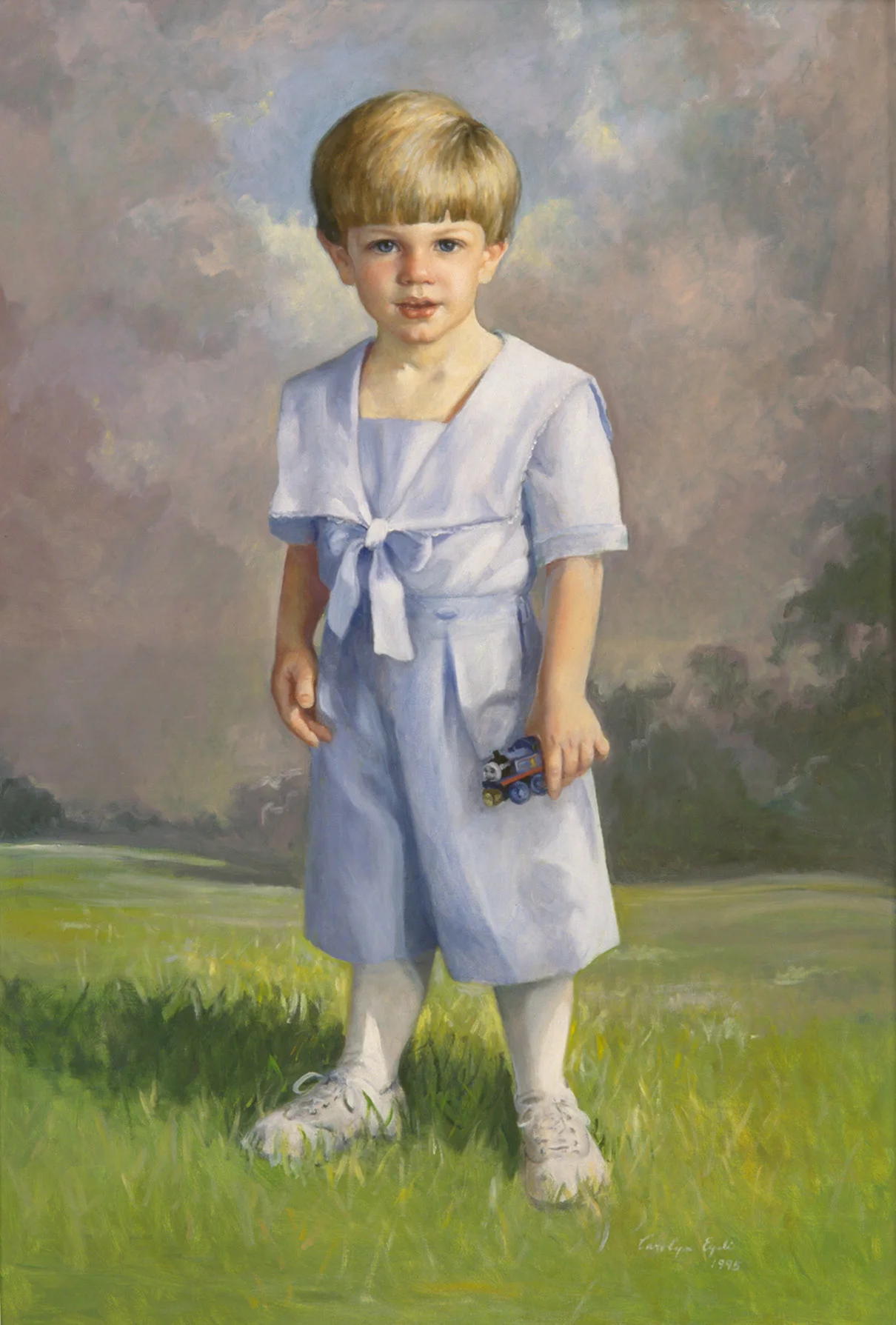 Blue Boy, 36" x 48". Commission.
