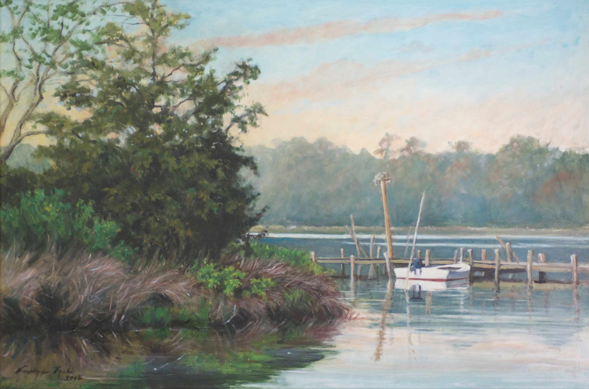 St George's Creek, 40” x 30” Sold