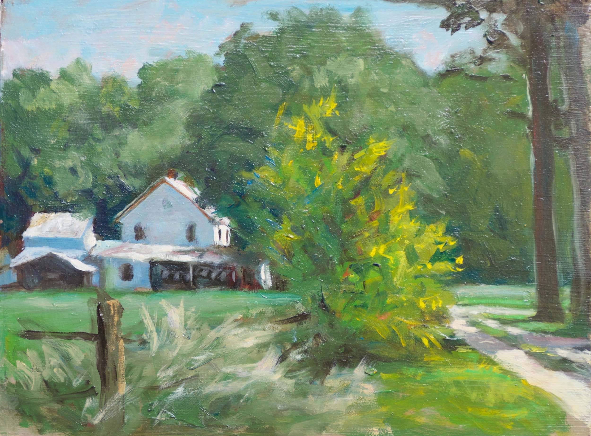 Mennonite Farmhouse, Maryland, 8” x 10”