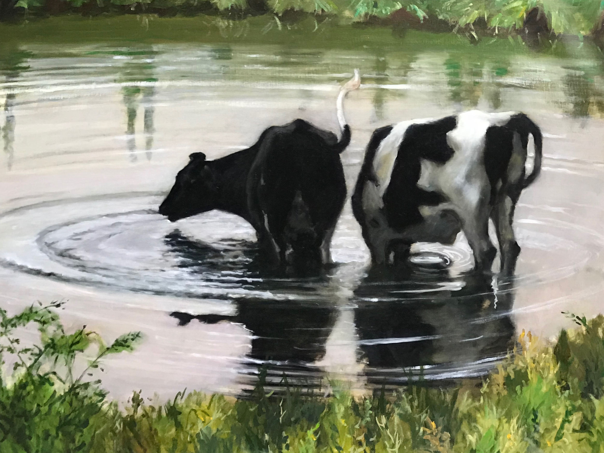 Cooling Off, 24” x 30”