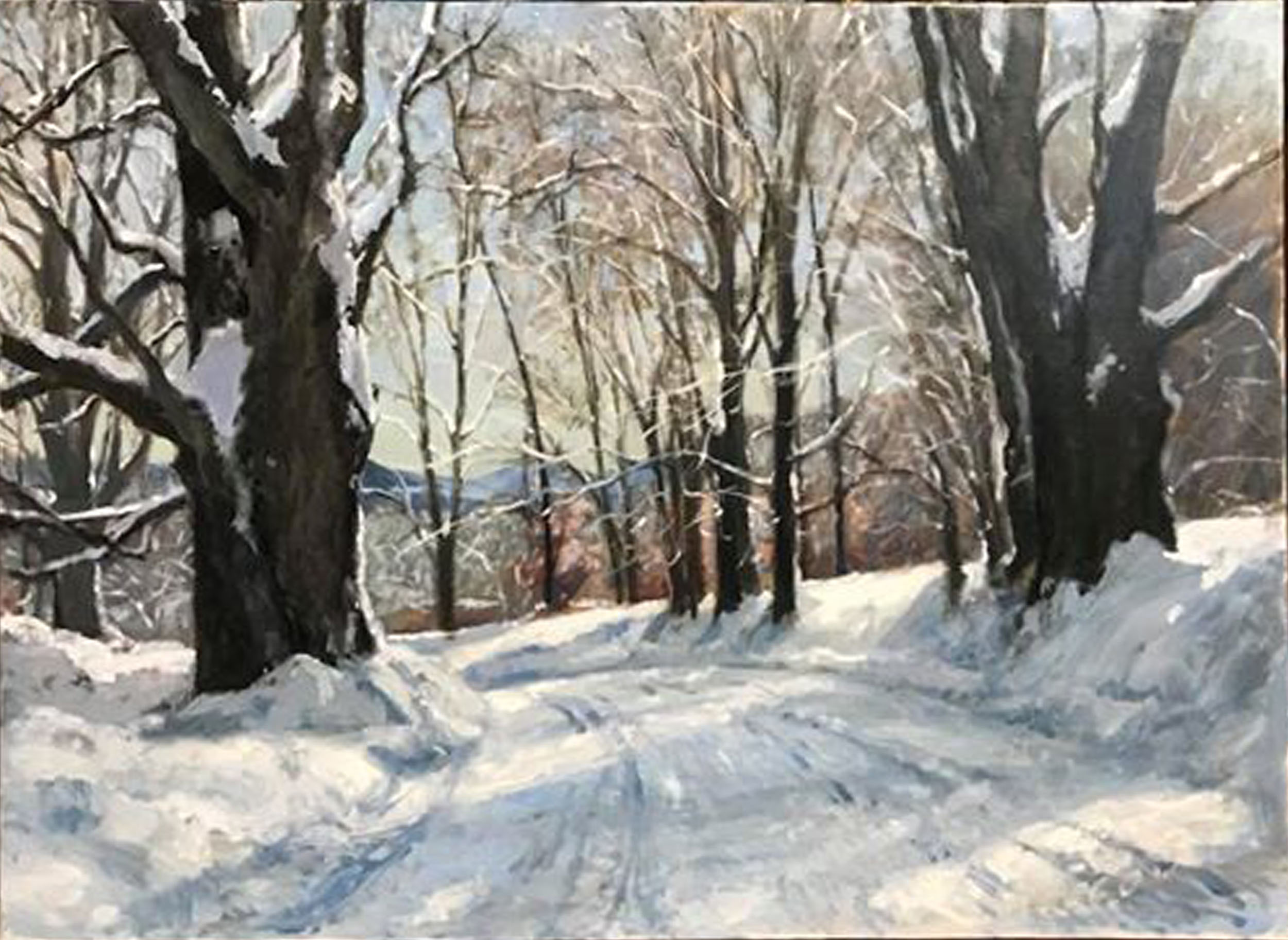 Flint Hill After the Storm, 30” x 40”