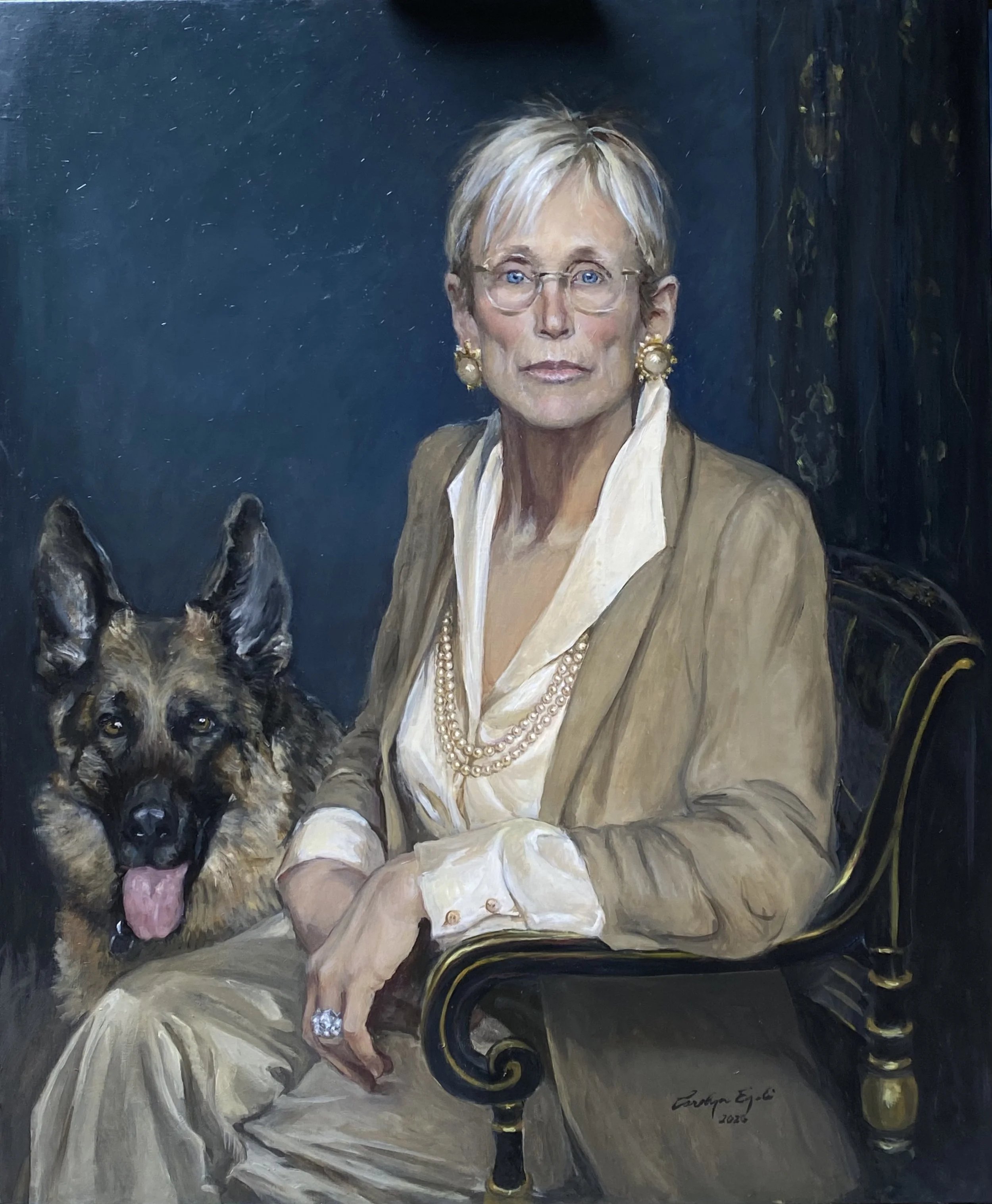 Portrait: 30x36 oil on linen