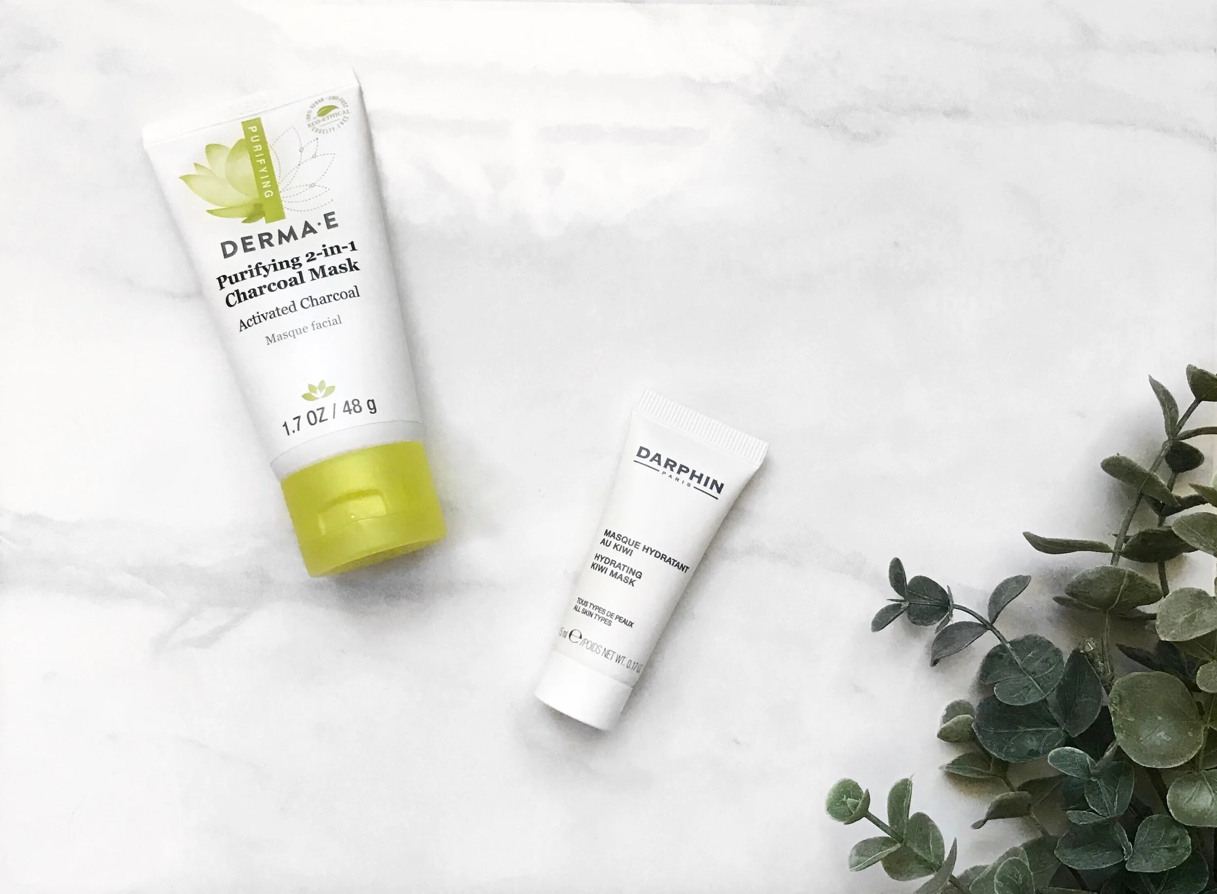 Derma E Detox Mask & Darphin Hydrating Mask.jpeg