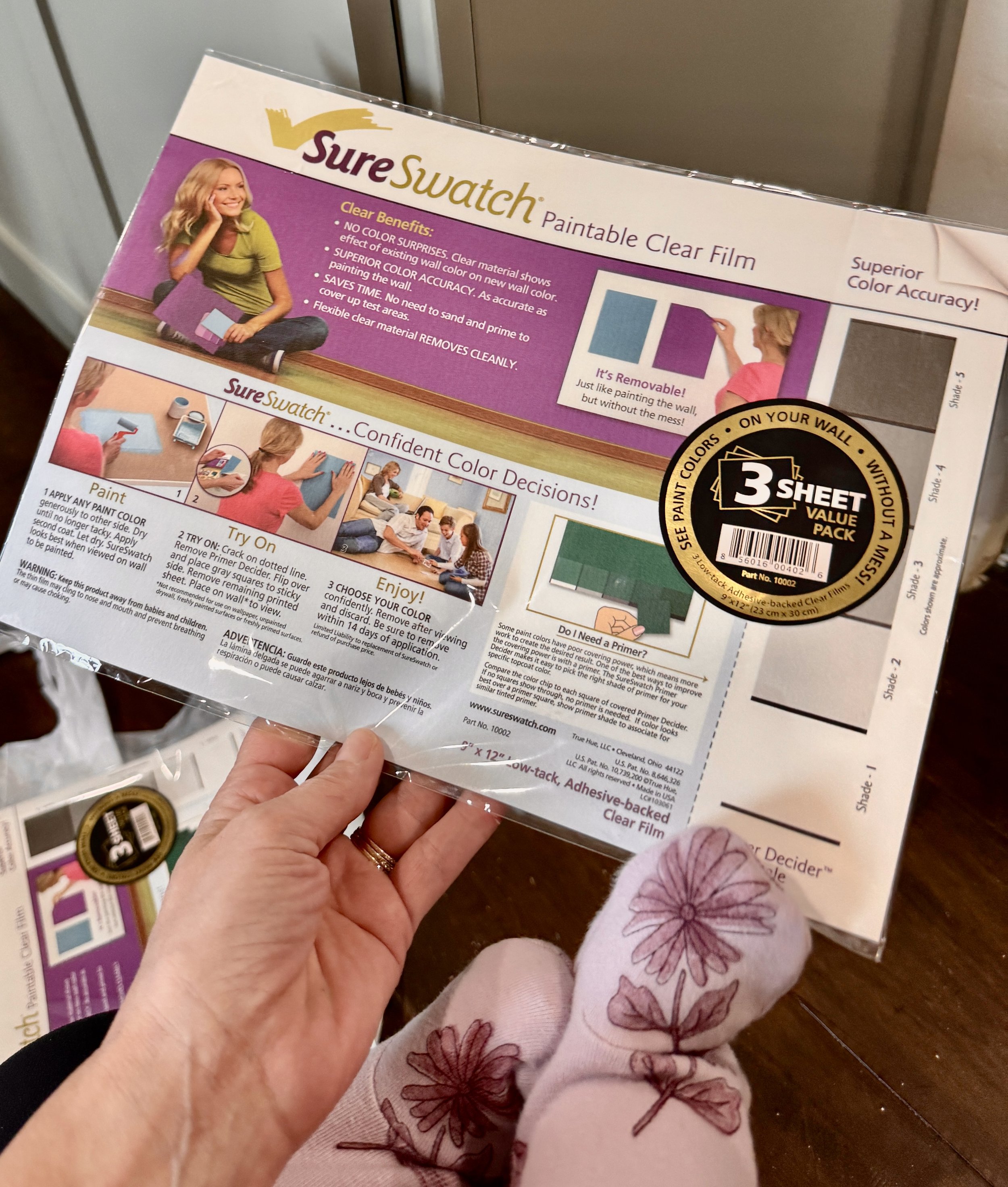 Sure Swatch Paint Sample Papers