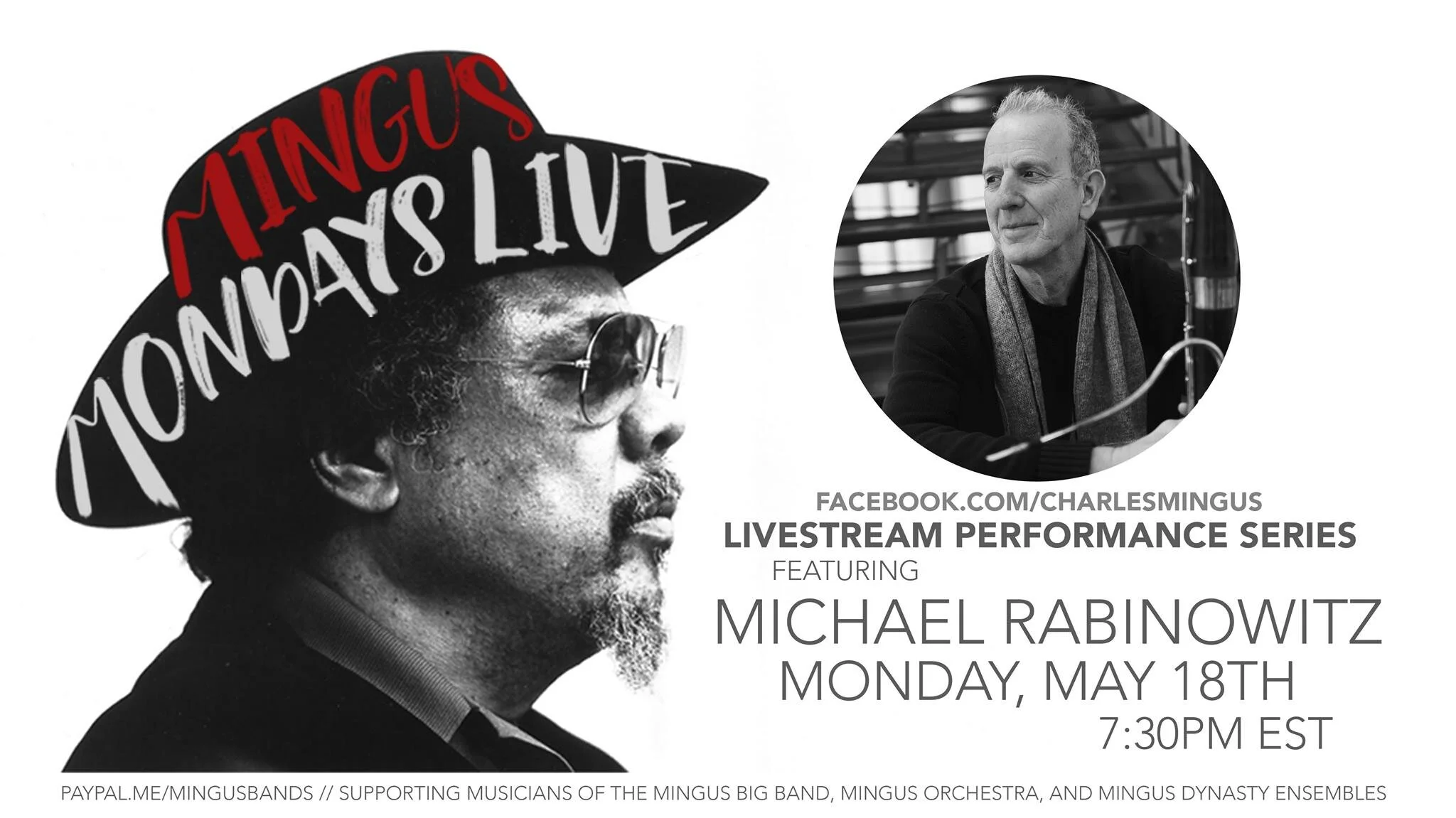 Mingus Mondays Live! Featuring Michael Rabinowitz