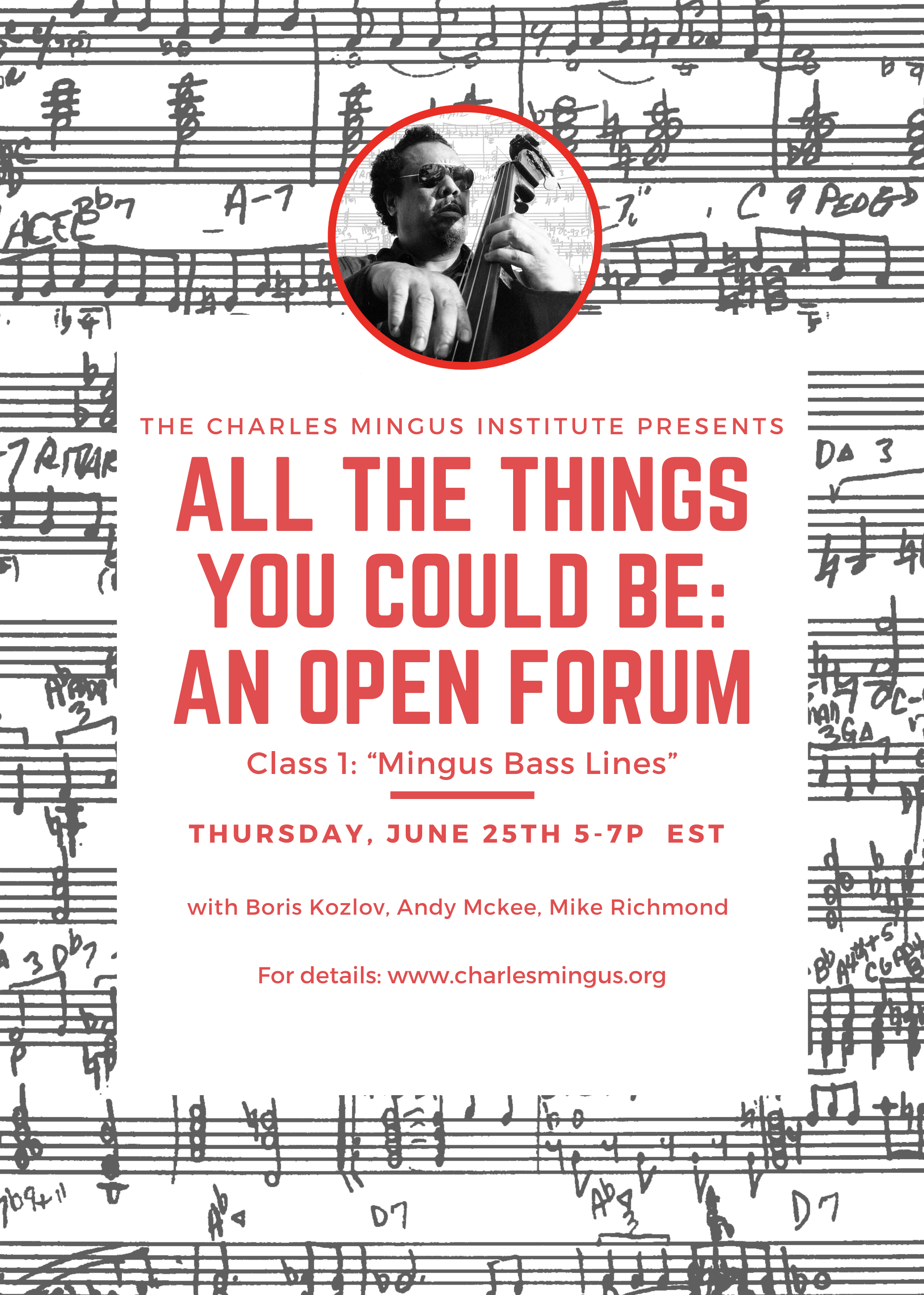 ATTYCB: An Open Forum (Bass) / Class 1: "Mingus Bass Lines"