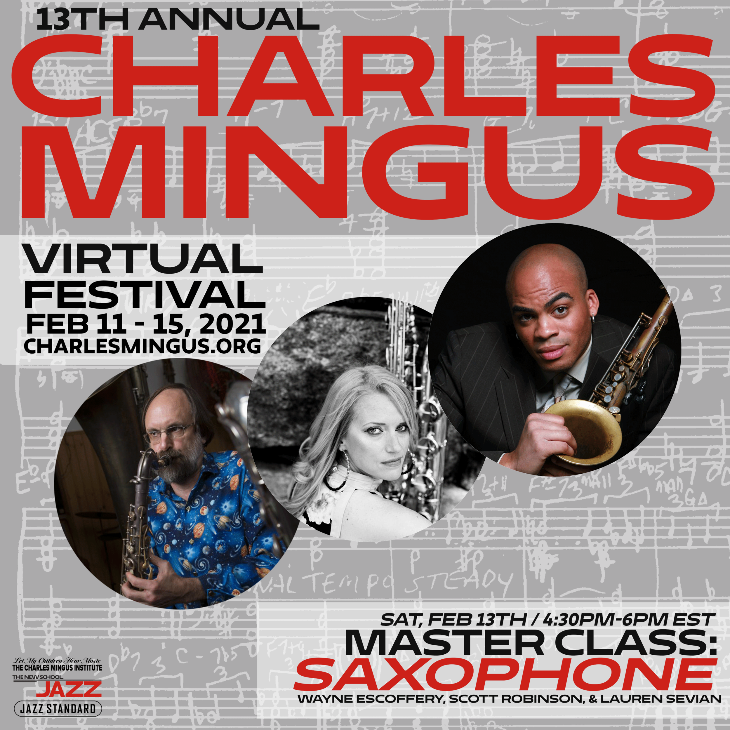 Mingus Fest 2021 / MASTER CLASS: Saxophones