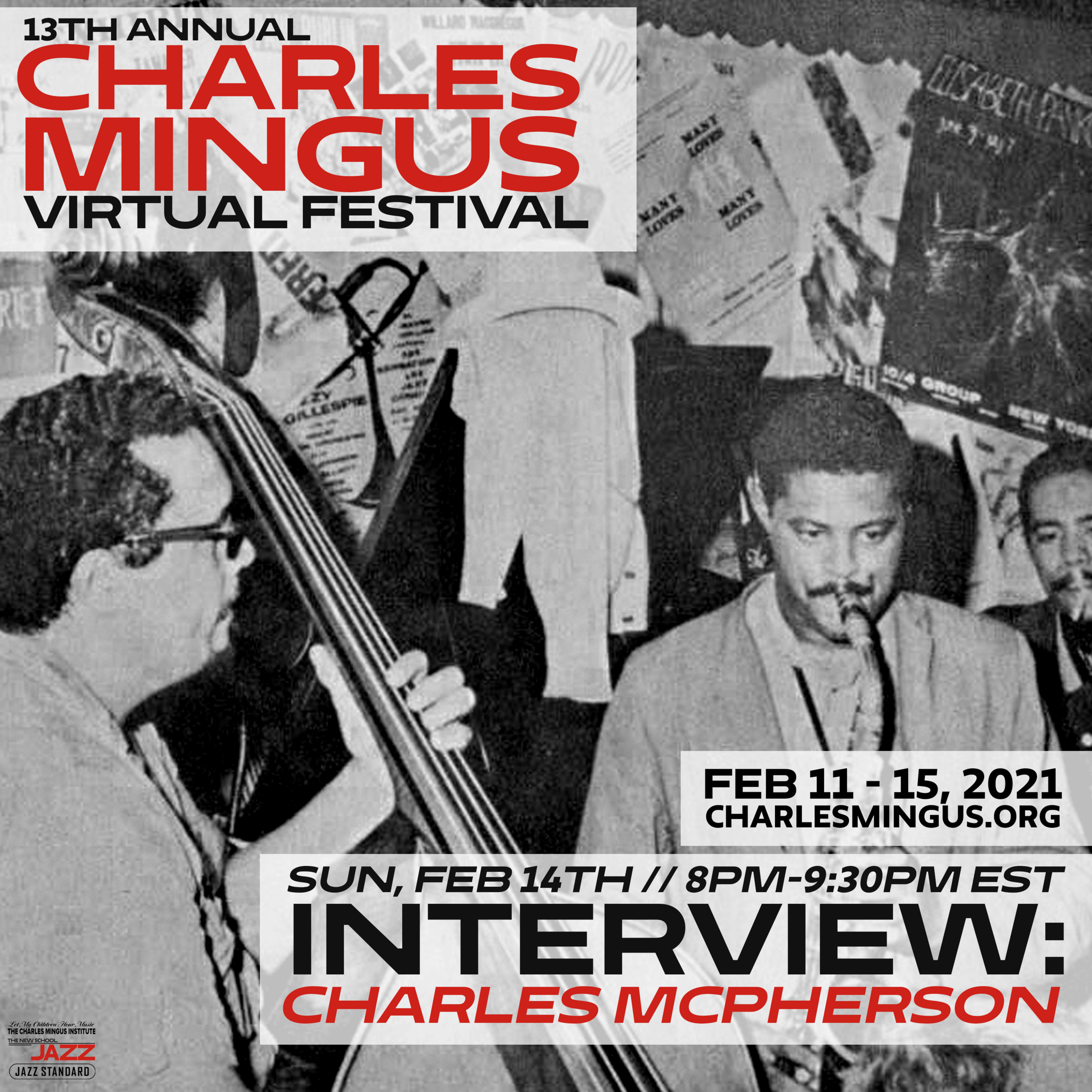 Tonight (Feb. 14) at 8pm EST - Interview: Charles McPherson