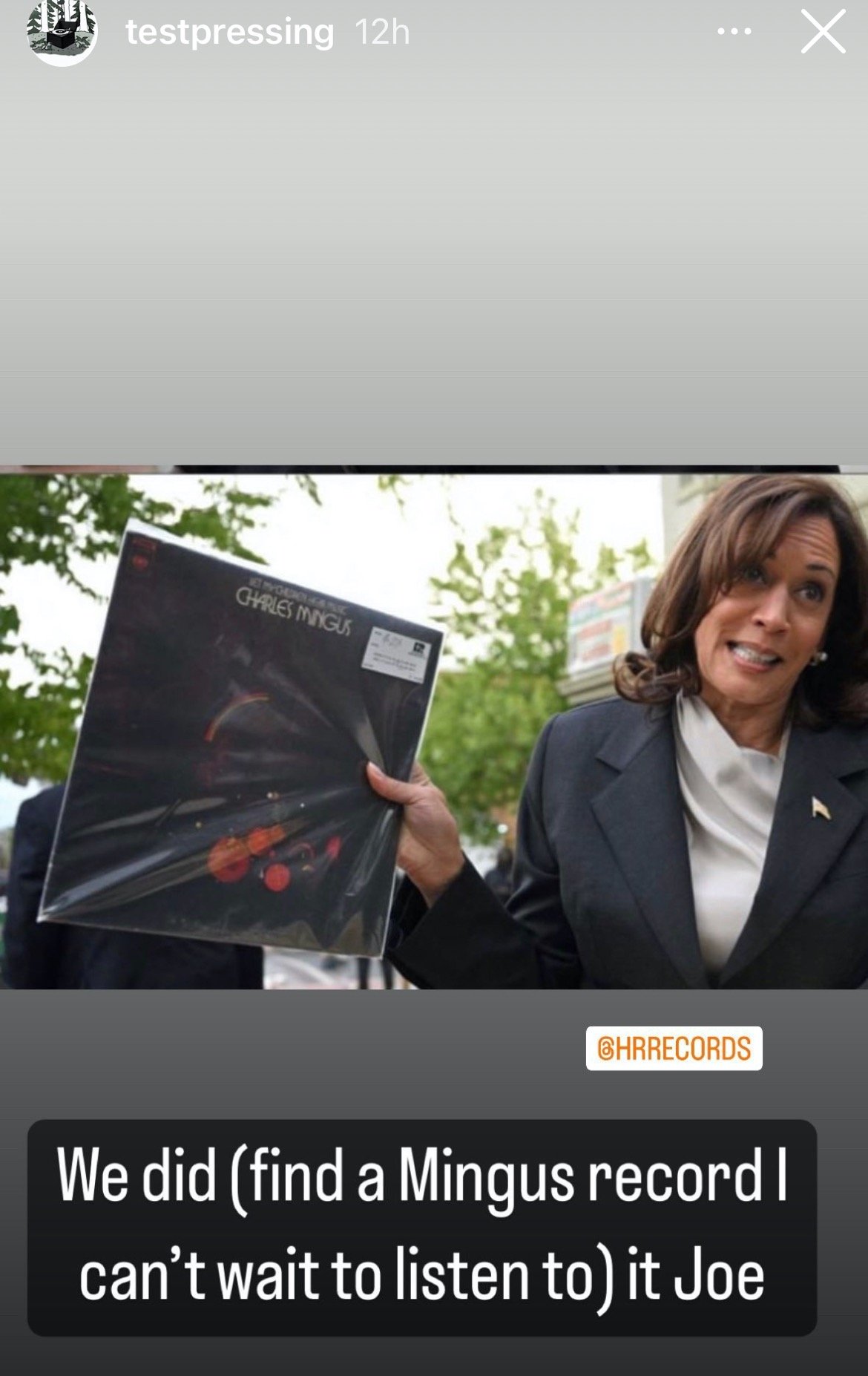 Vice President Kamala Harris finally picks up her copy of Let My Children Hear Music