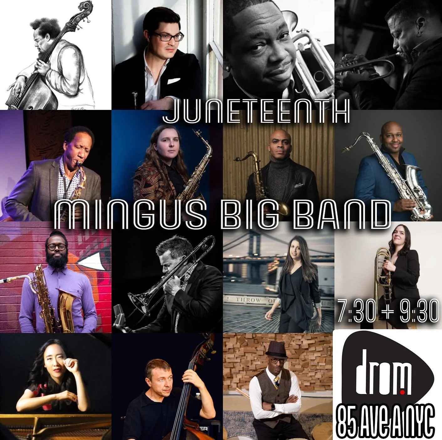 Mingus Big Band celebrates Juneteenth at DROM NYC