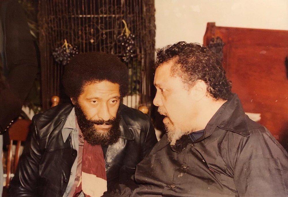 Happy 93rd Birthday to living legend, Sonny Rollins! 

Sonny Rollins and Charles Mingus at Mingus&rsquo; surprise 56th birthday party, New York, April 1978 (photo courtesy of Sonny Rollins/Schomburg Center for Research in Black Culture, Photographs a