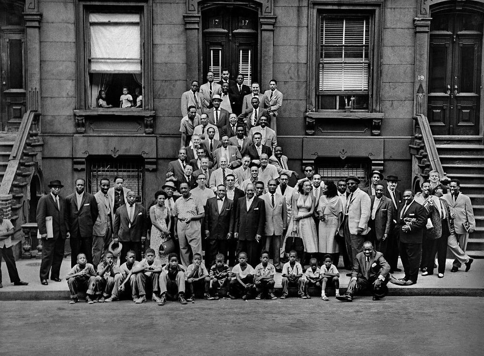 &ldquo;A GREAT DAY IN HARLEM&quot;

65 years ago... August 12, 1958

Photograph by Art Kane

Art Kane&rsquo;s idea to photograph as many of the luminaries of the New York jazz scene as possible together for Esquire&rsquo;s 1959 Golden Age of Jazz edi