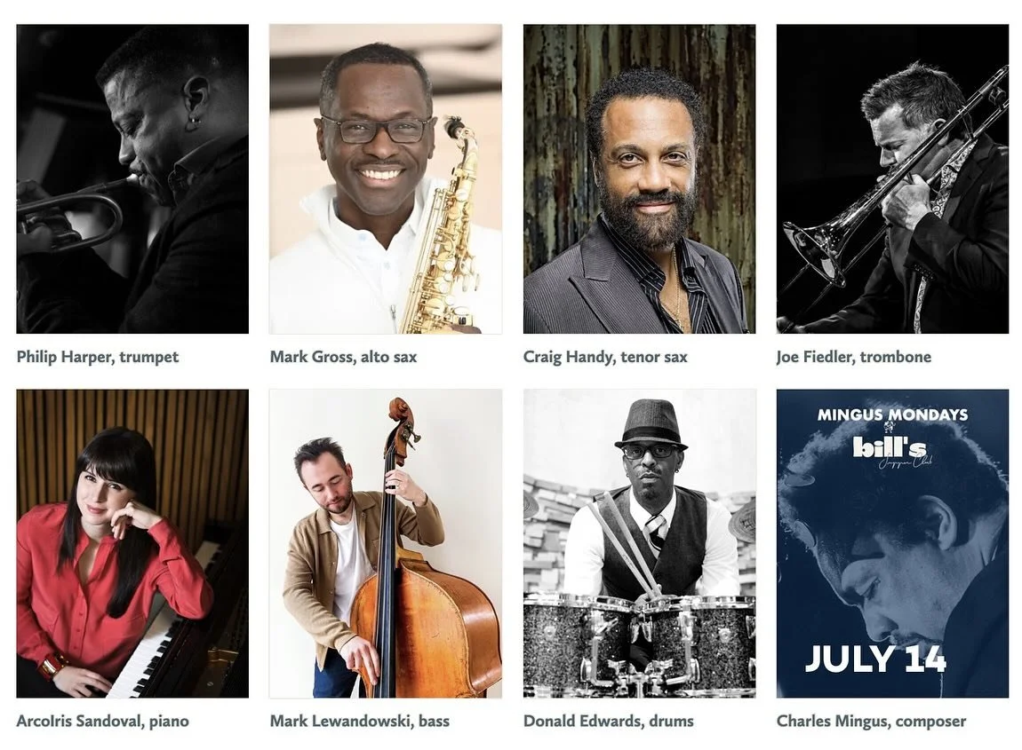 Tonight! Relive the beauty of Mingus on Monday with excellent food and wonderful hospitality in a revitalized 19th-century townhouse restaurant/bar serving modern American fare.

Sets 7:30 (doors 6) and 9:30 (doors 9)

Students $15 with ID

Relive th