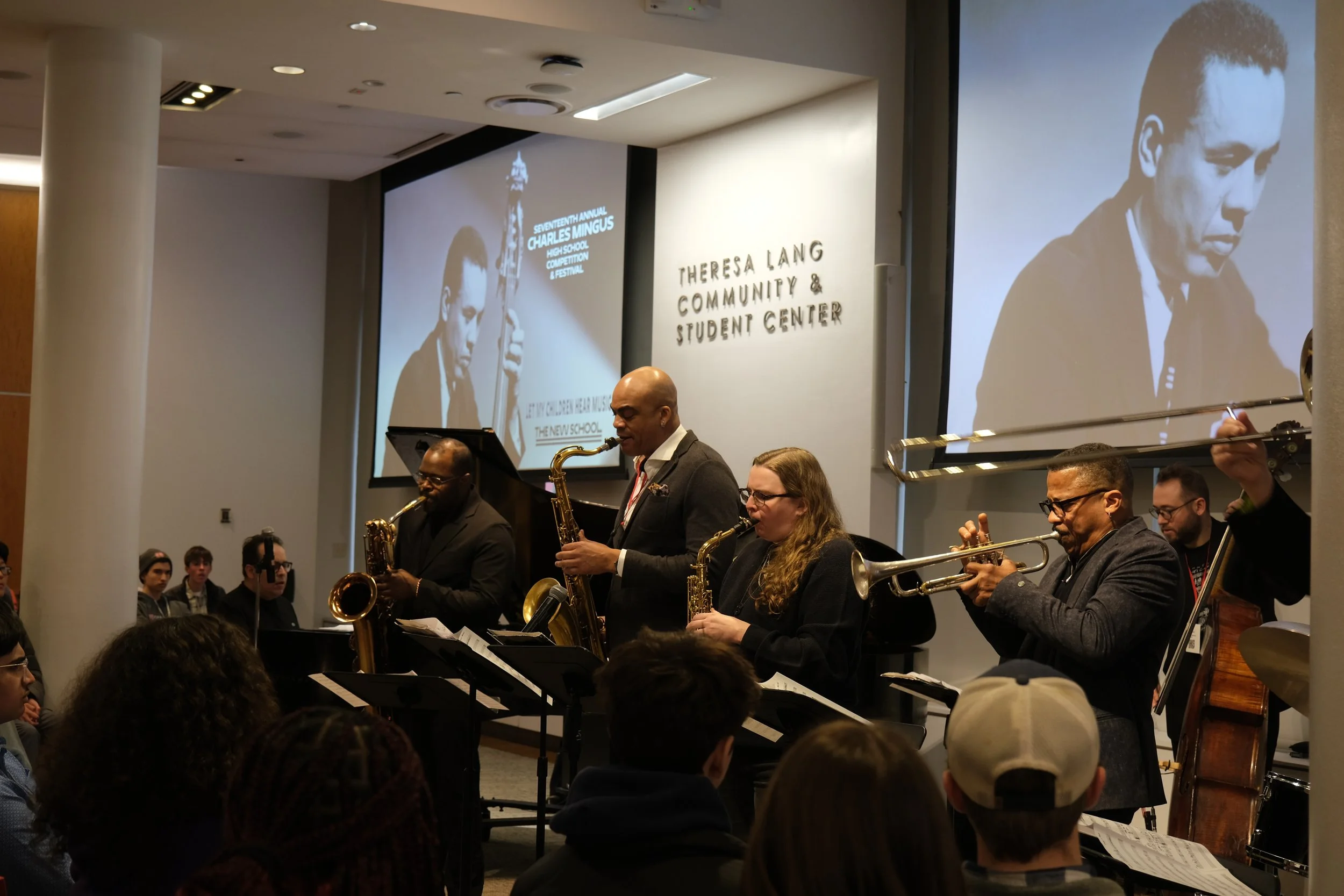 Mingus Fest! Mingus Dynasty kicks off full day of classes and jams for high school students