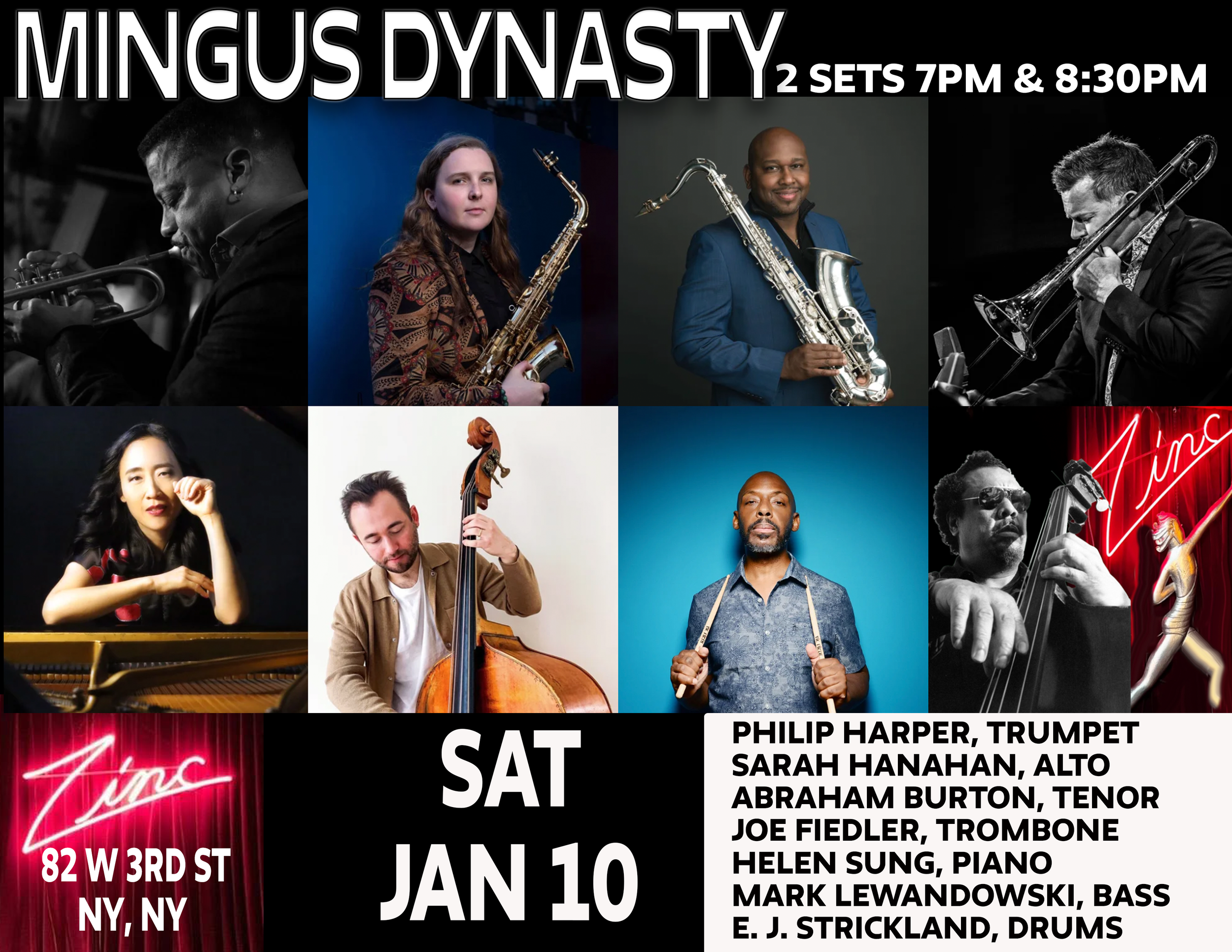 Mingus Dynasty at Zinc Bar Jan 10