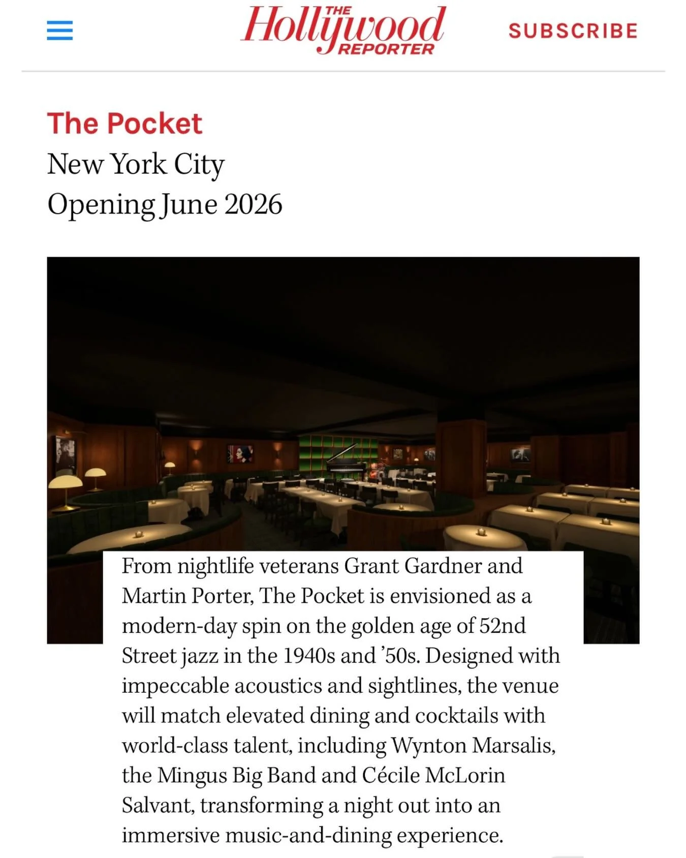 130 West 46th
Mingus Mondays