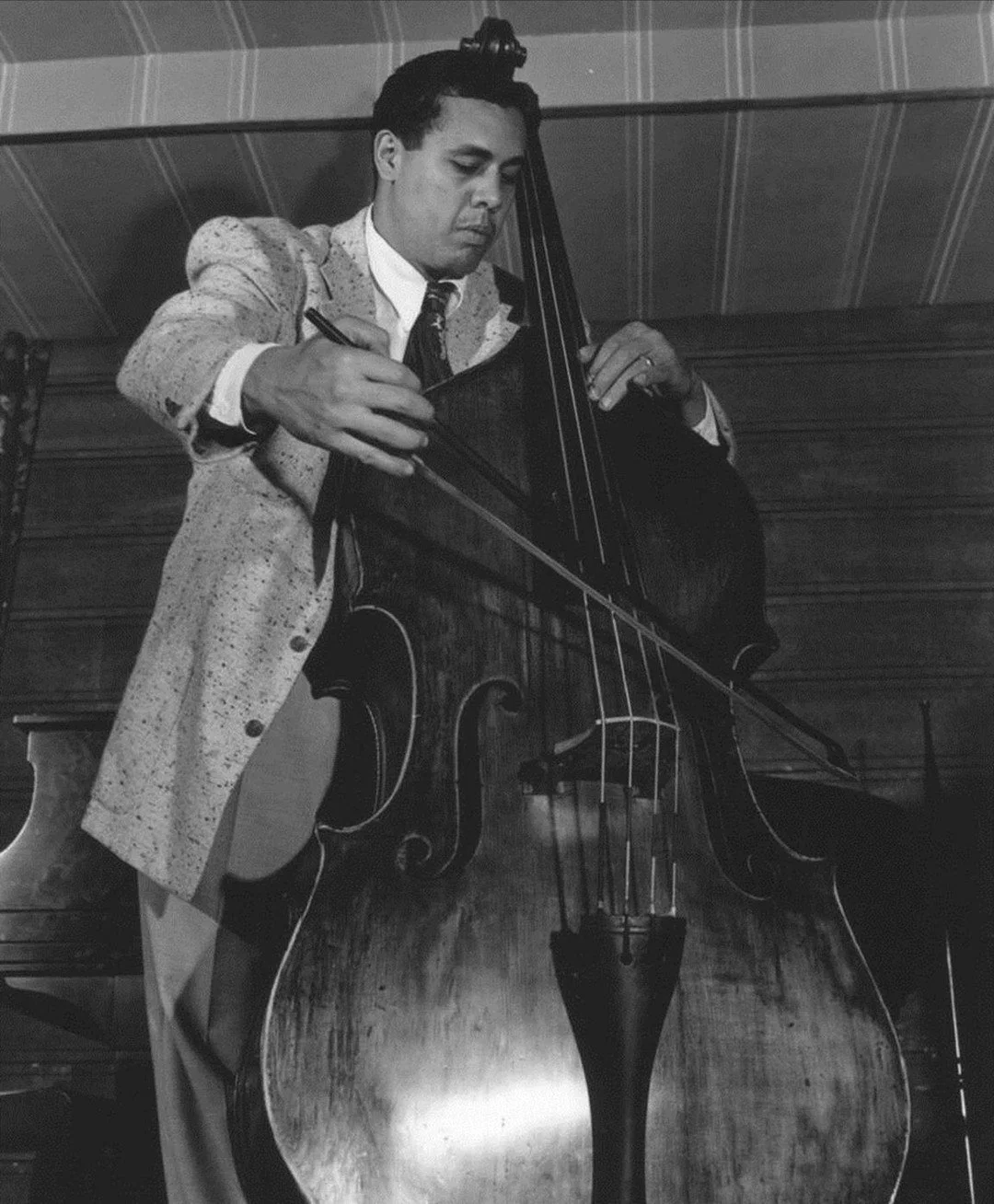 Celebrating Charles Mingus on the 104th anniversary of his birth!

&ldquo;Just because I'm playing jazz I don't forget about me. I play or write me the way I feel through jazz, or whatever. Music is, or was, a language of the emotions.&rdquo;
&mdash;