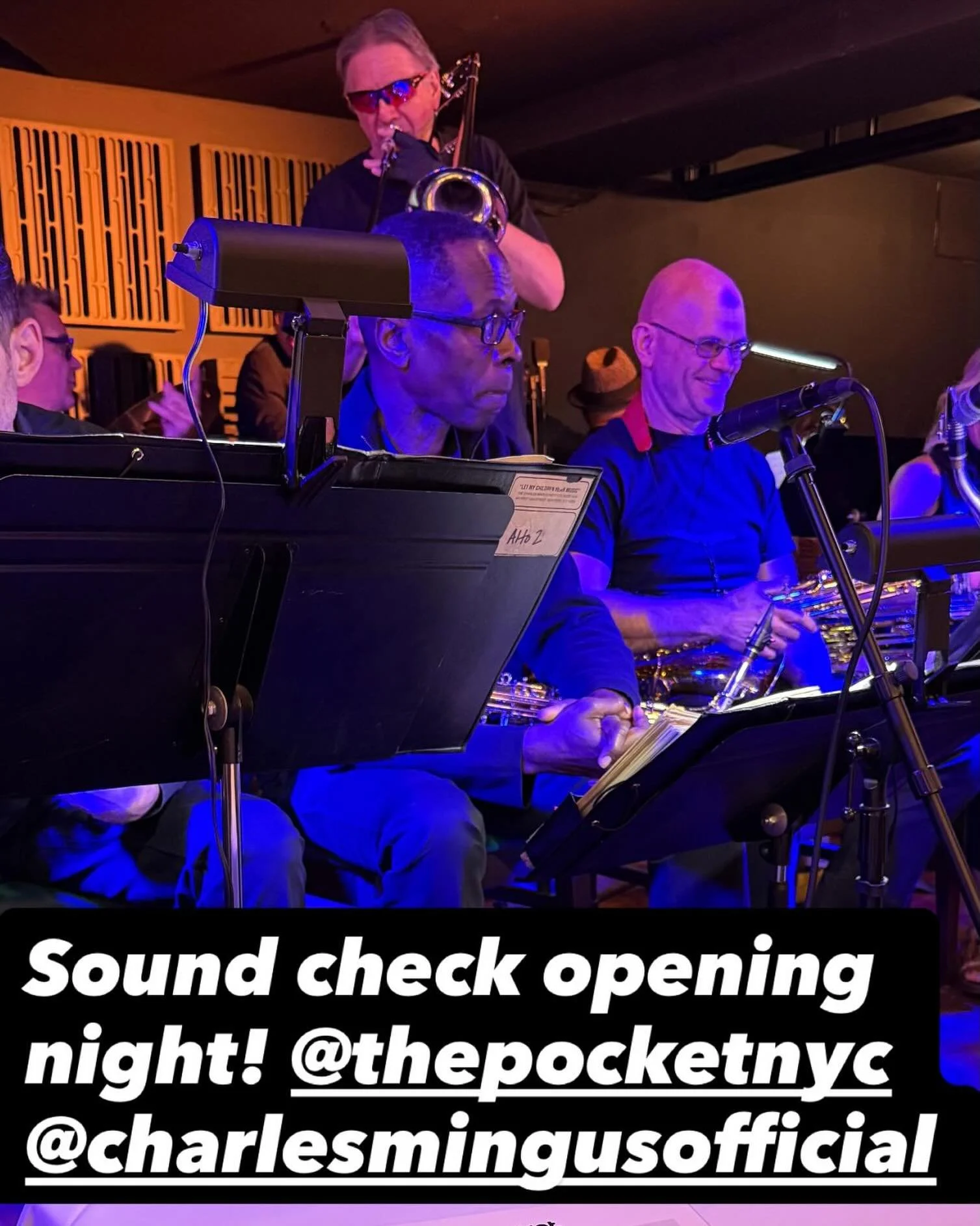 First soundcheck  for first night at the new venue! @thepocketnyc @conradherwig  there are still tickets for the 9 PM set