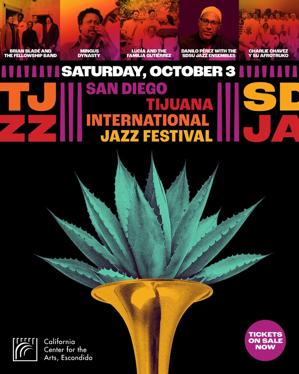 Mingus Dynasty at San Diego Tijuana International Jazz Festival Oct 3-4, 2026