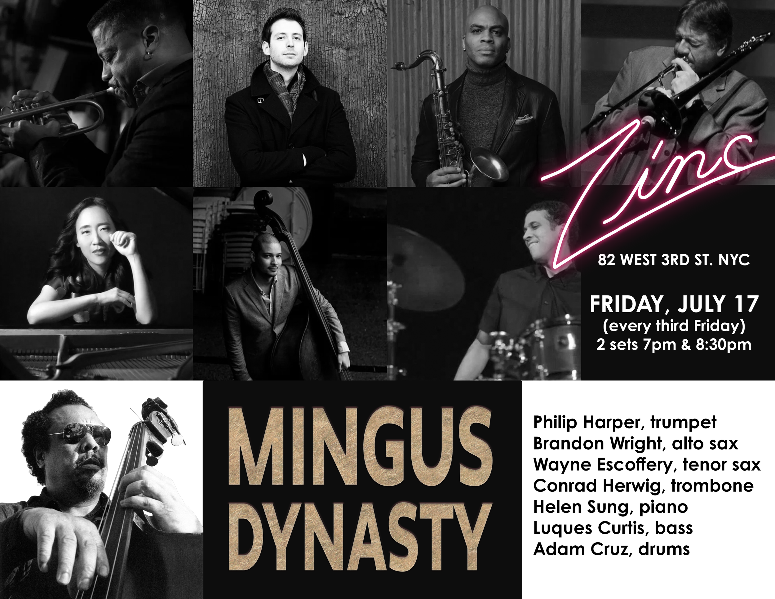 Mingus Dynasty at Zinc Bar July 17, 2026
