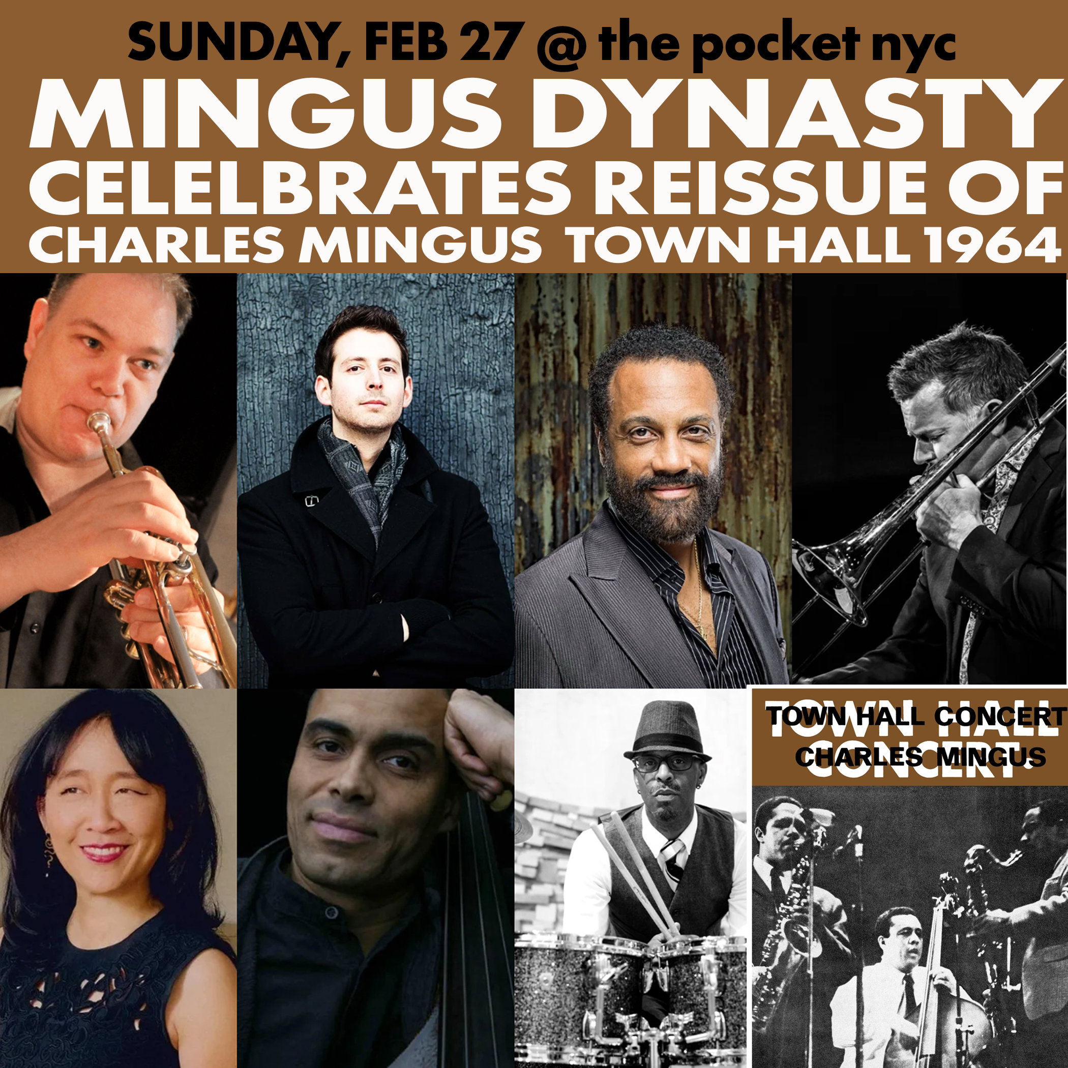 Mingus Dynasty at The Pocket Jazz Club: Mingus at Town Hall 1964 Record Release