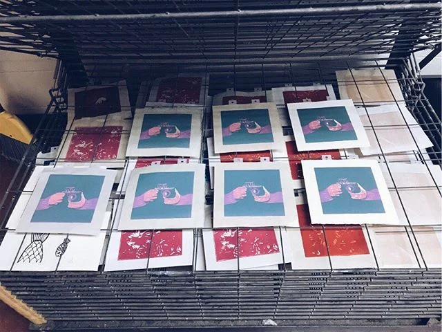 Relief Printmaking - Wood Craving 2018