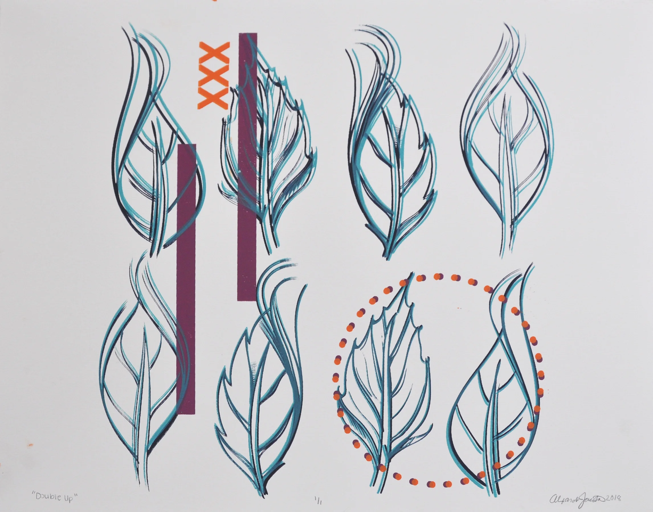 Double Up - Unplanned Print 2018