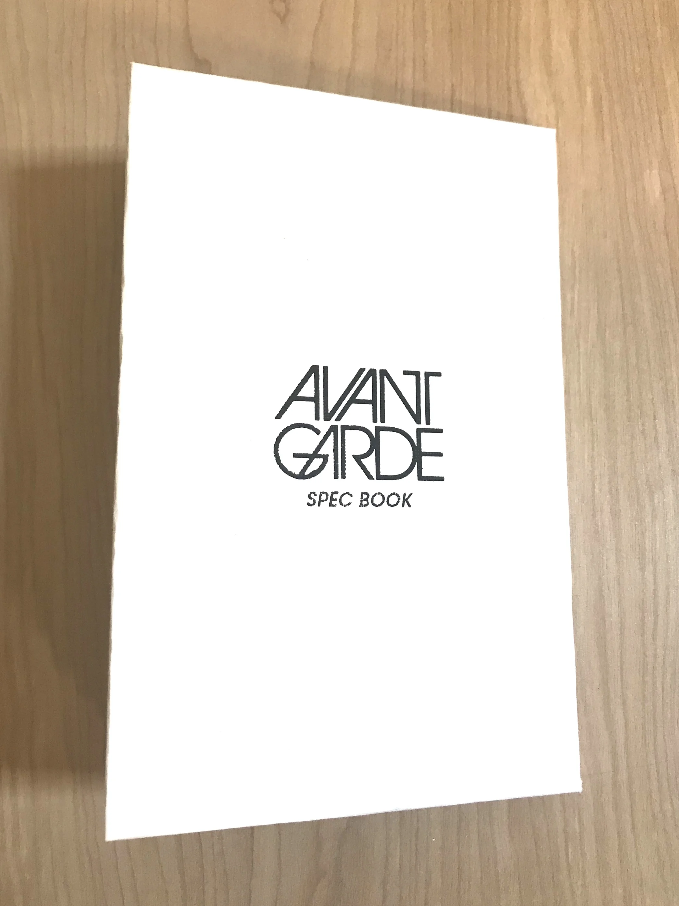 Avant Garde Flag Book - Spec Book Cover Silkscreened 2019