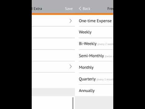 moneySweet Tutorial 3: Extra Spending