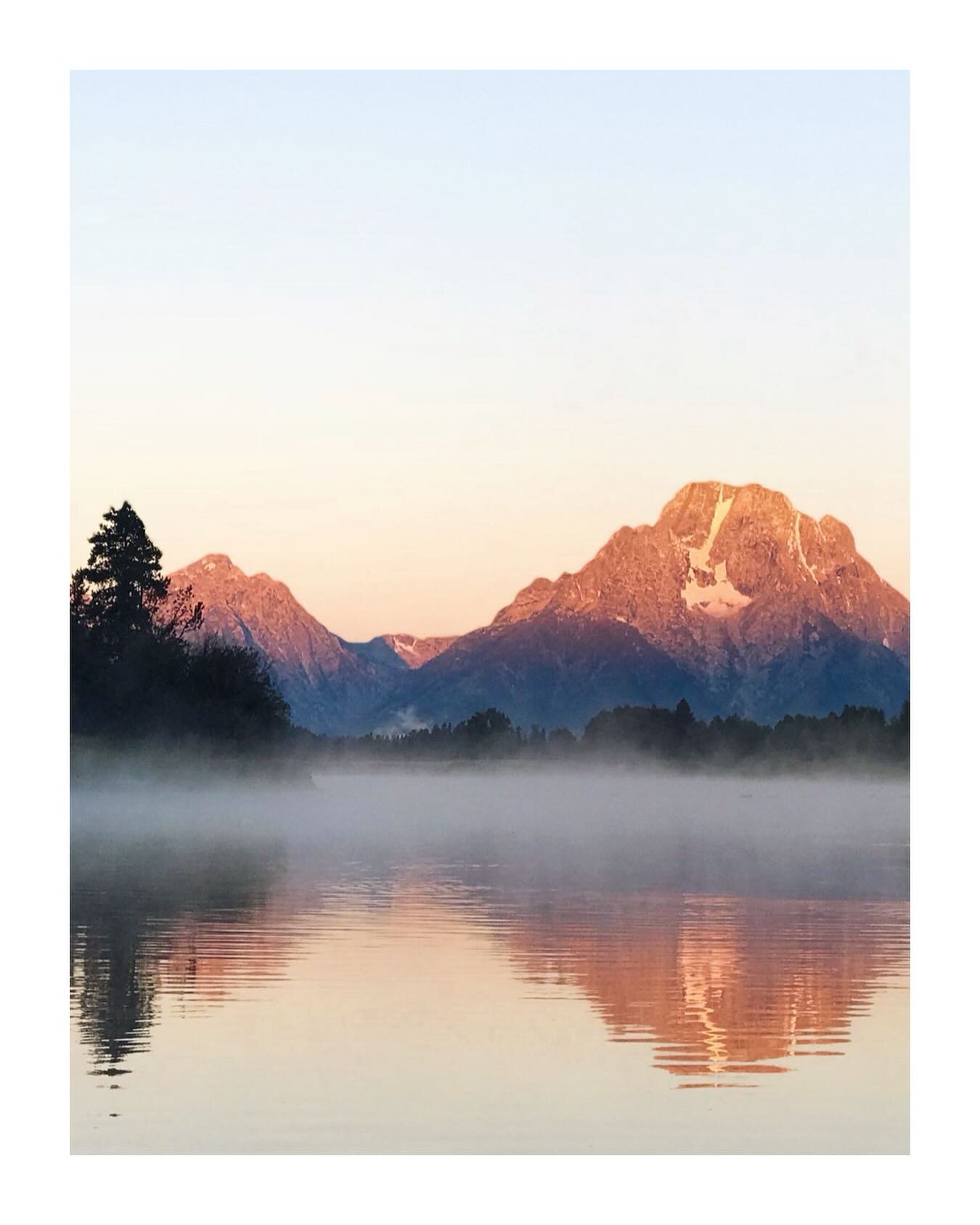 Sunrise in the Tetons