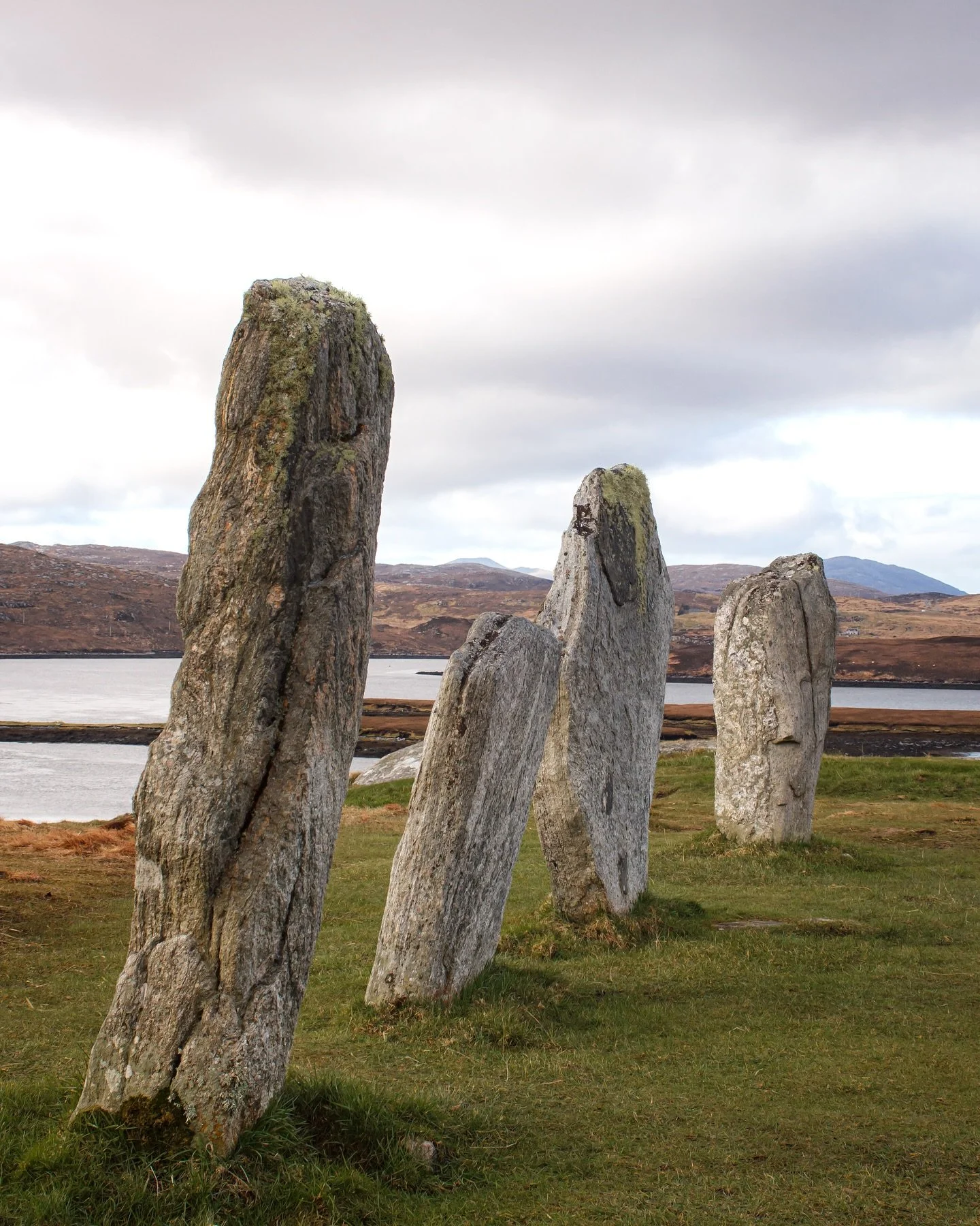 Slices of Scotland &mdash; standing stones (purpose unknown), crumbling castles, and lunar eclipses seen from the beach before dawn; alpenglow, gusty ferry rides, and cozy libraries made of what I can only imagine is rich mahogany.

#Scotland #highla