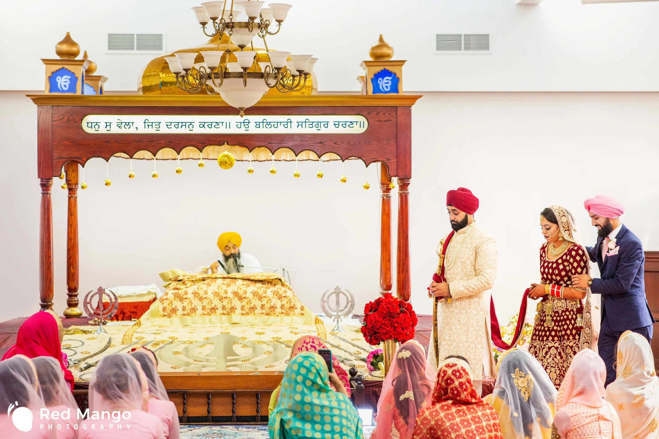 Sikh Wedding Anand Karaj ceremony in Mississauga, Canada 