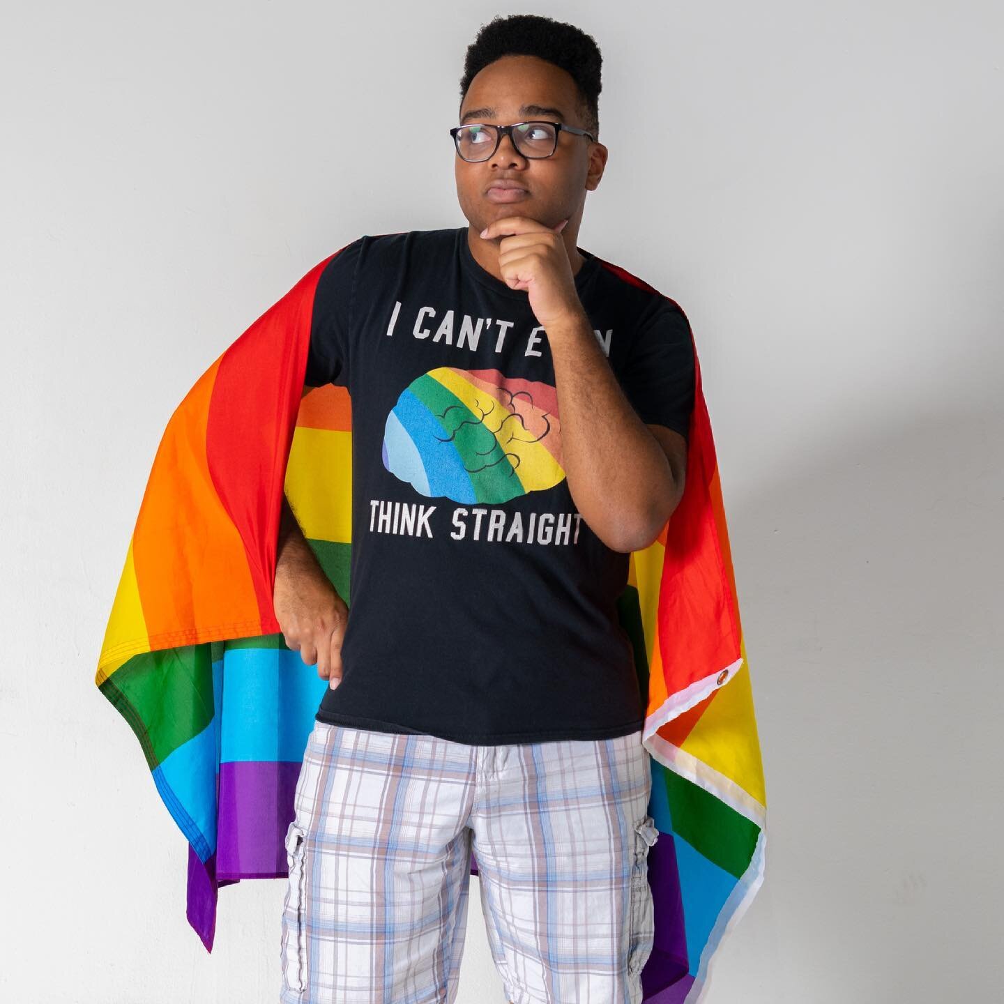 Shout out to @gayninja99 for being such an amazing and energetic model at my Pride Photoshoot! #pride #pride🌈 #pride2021 #lgbtq🌈 #lgbt #pridemonth #portraitphotography #portrait