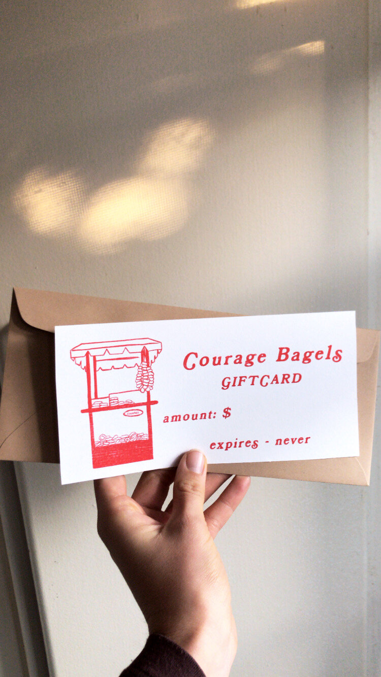 SHOP — COURAGE BAGELS