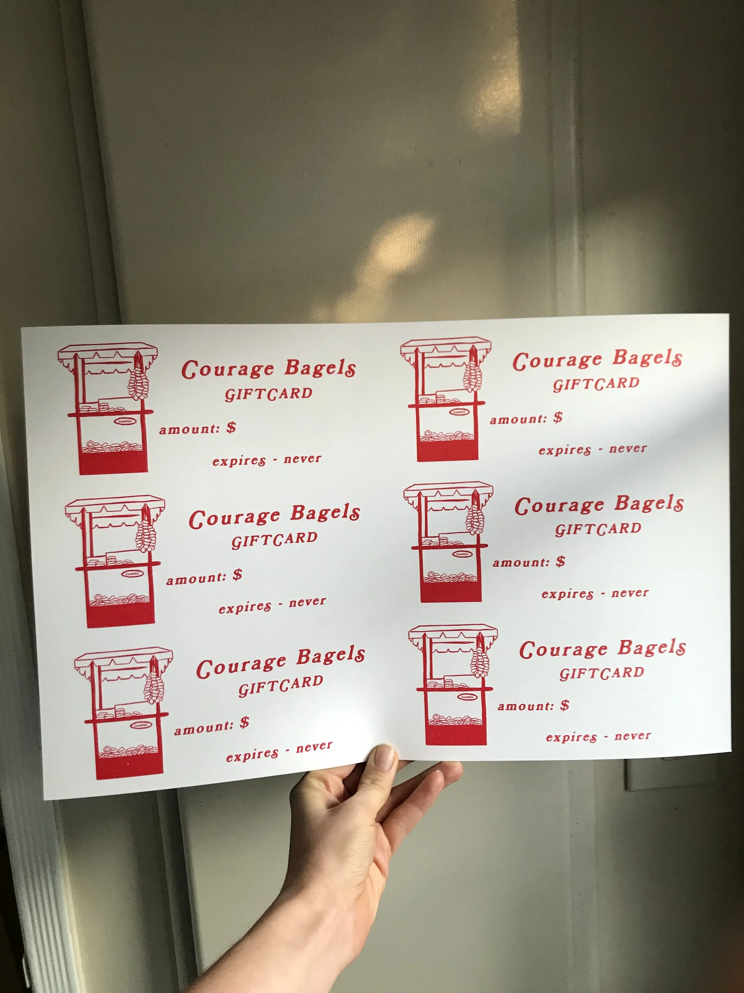 SHOP — COURAGE BAGELS