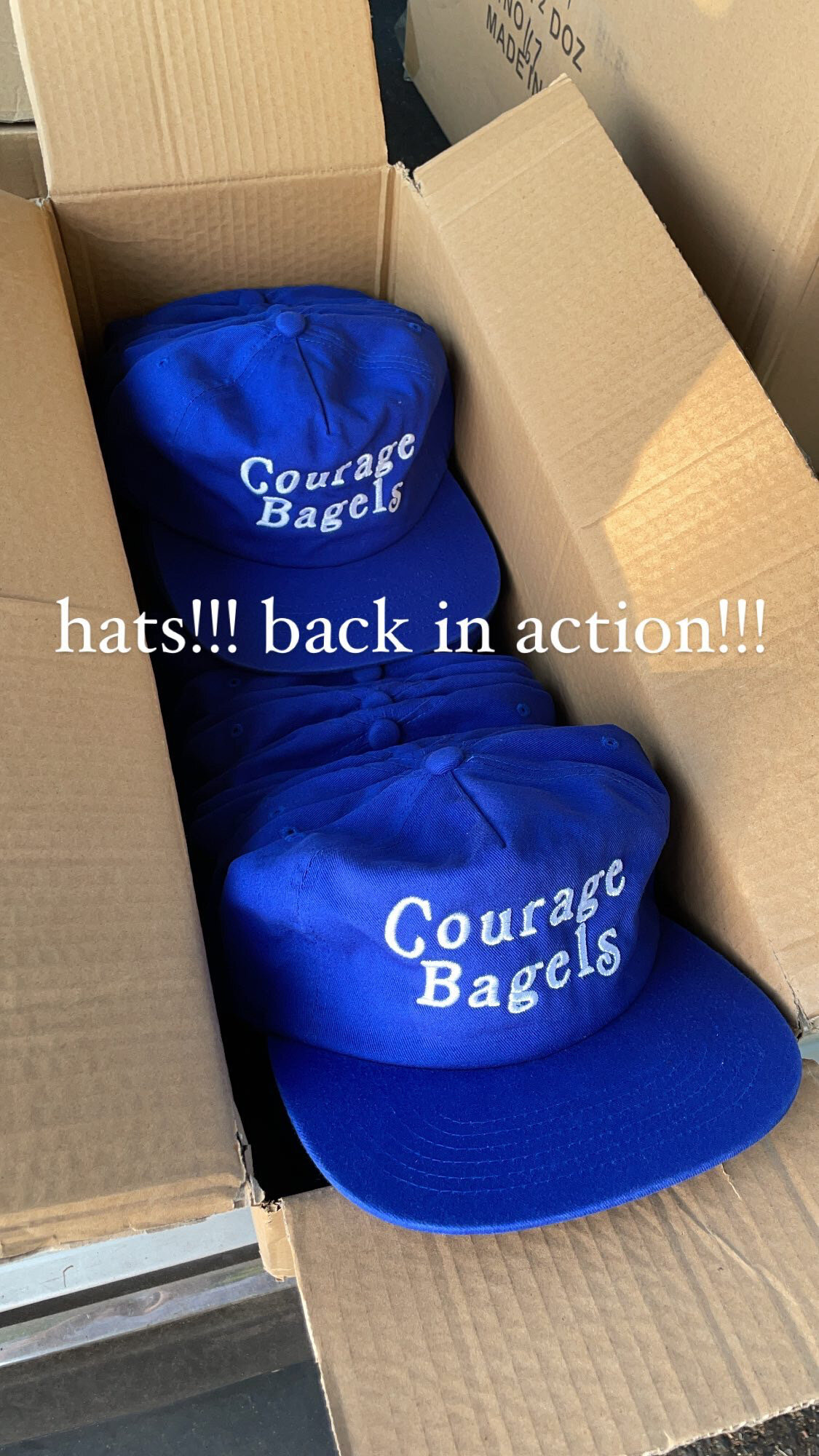Courage Hat — COURAGE BAGELS