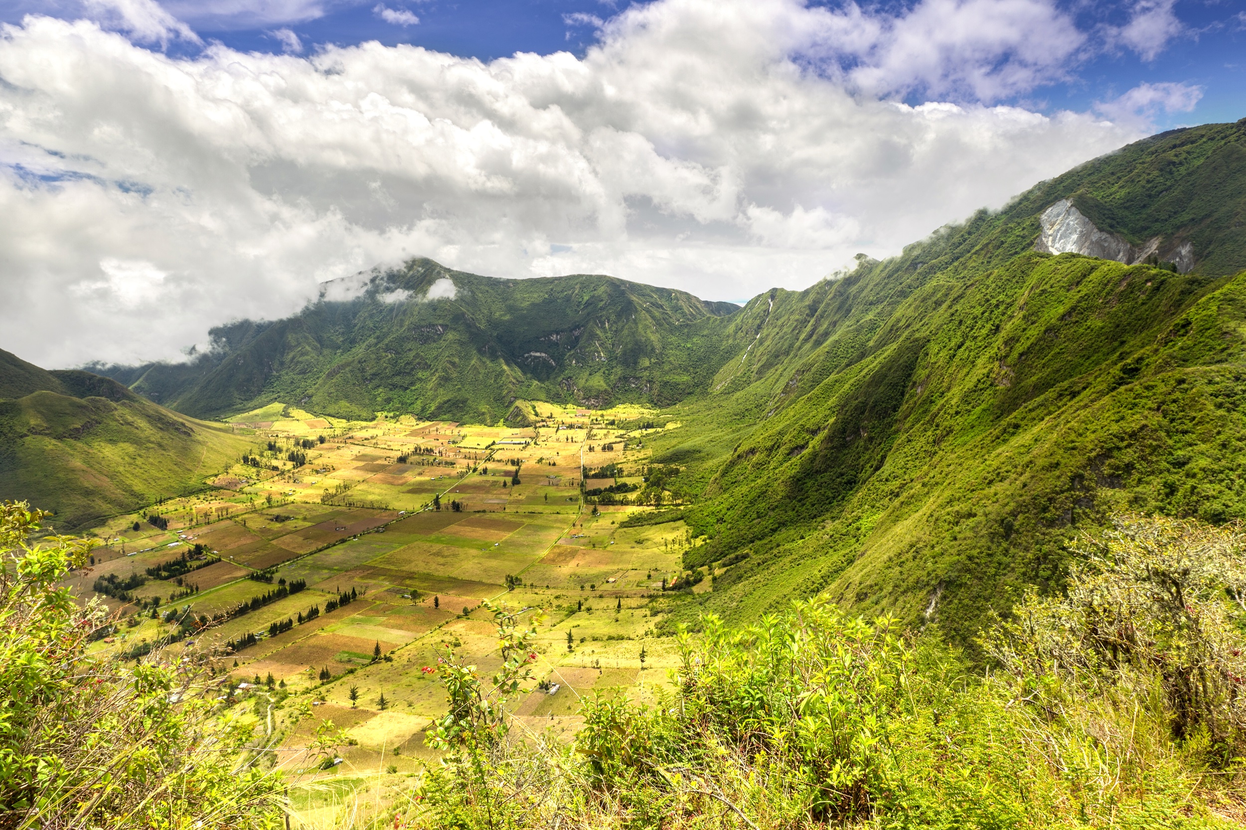 1) Pululahua Crater  (weather permitting):