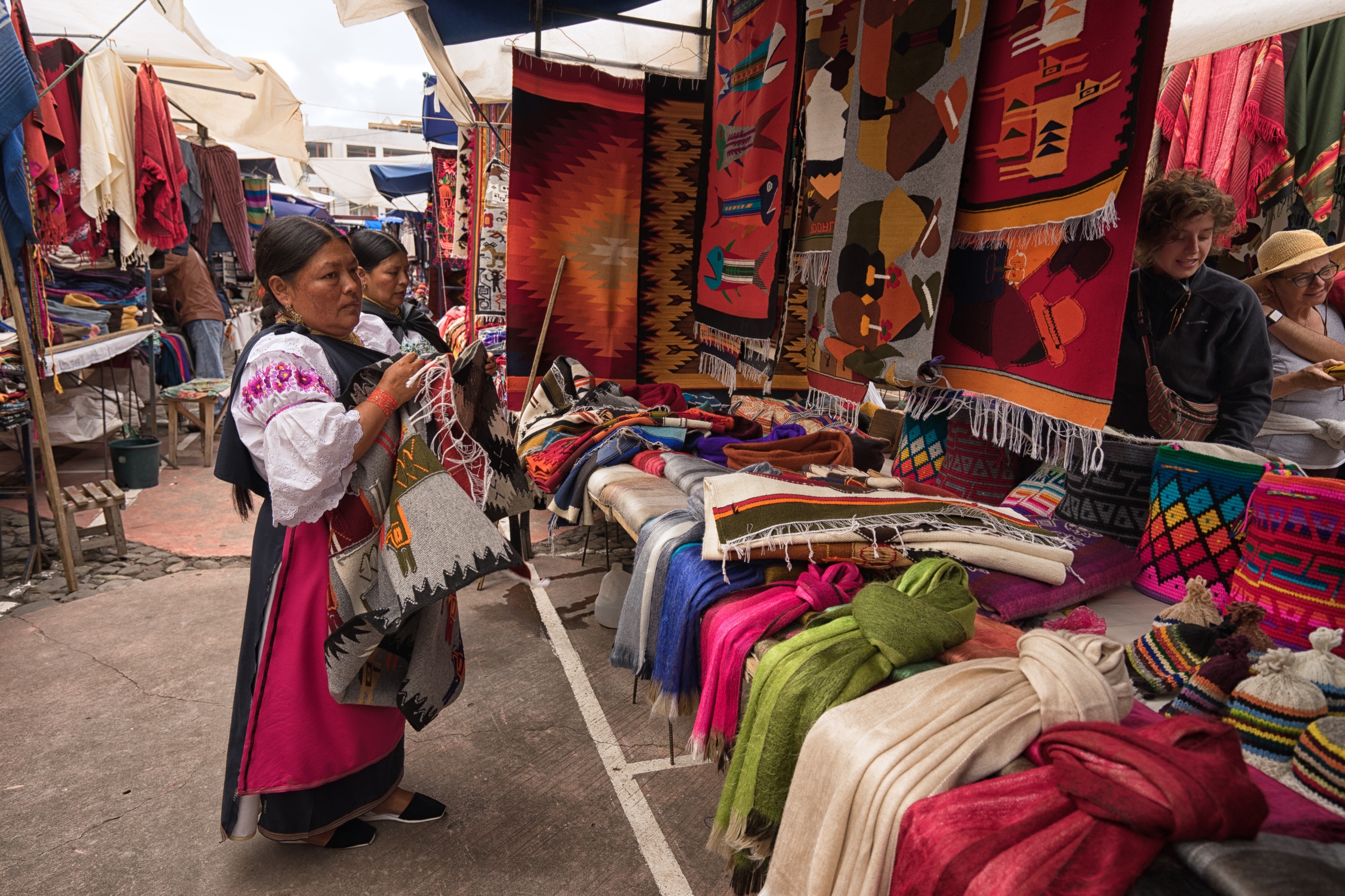 2) Otavalo Indigenous Market: