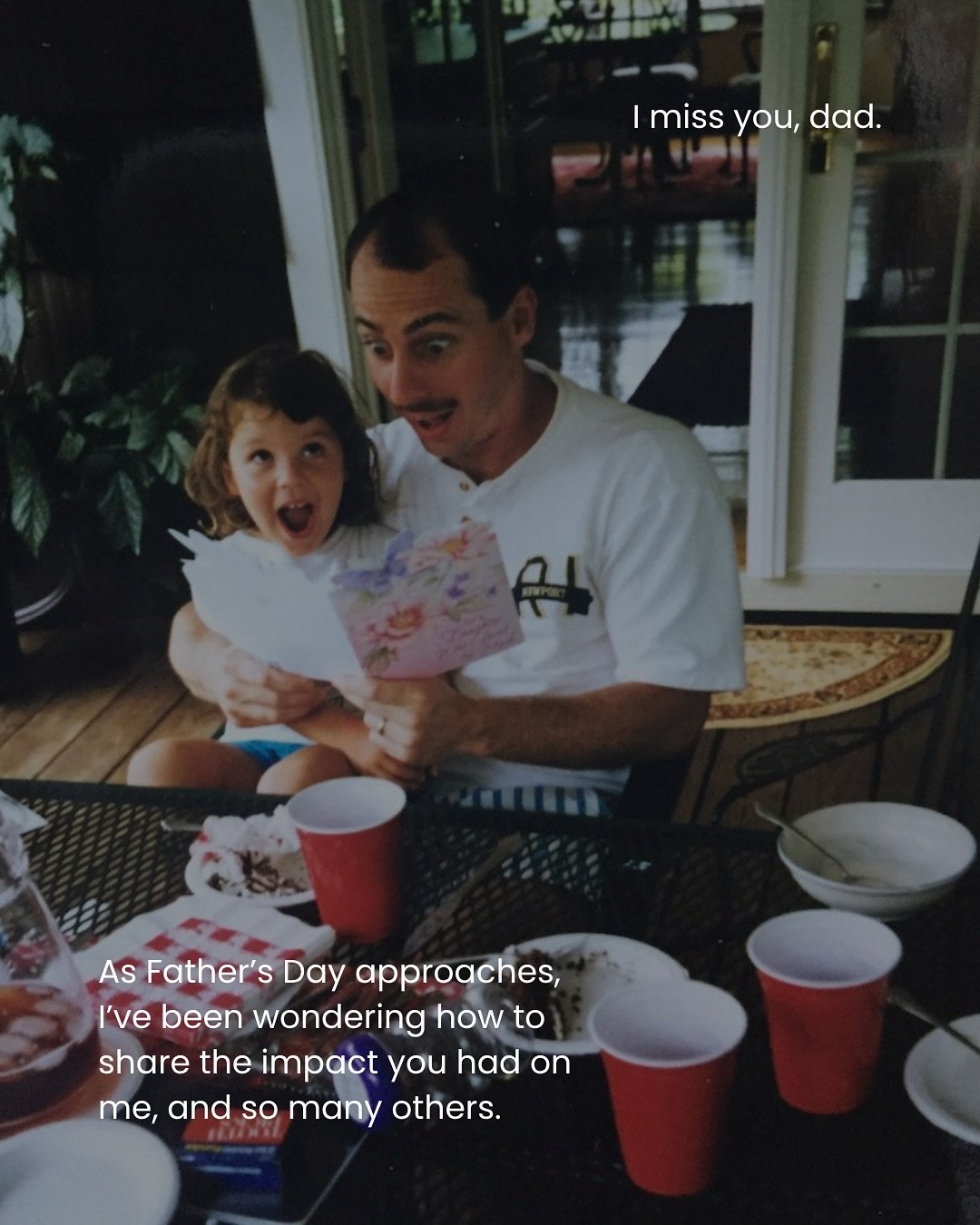 I&rsquo;ve thought a lot about whether to share this here. But if not here, where?

My dad passed away last year after a sudden battle with melanoma. His death doesn&rsquo;t make him &mdash; or me &mdash; special. But what was extraordinary was the p