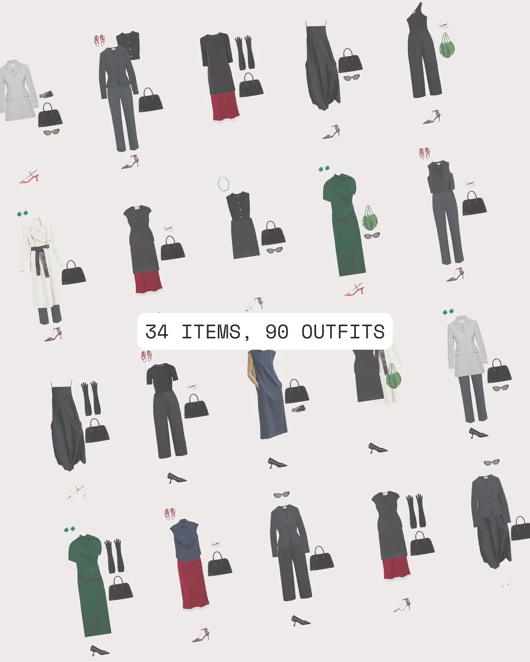 Comment LINKS to get all the details.

This 34-piece capsule creates over 90 expressive outfits. Not because it&rsquo;s packed with options, but because every piece was chosen with intention.

Every great capsule starts by understanding the person we