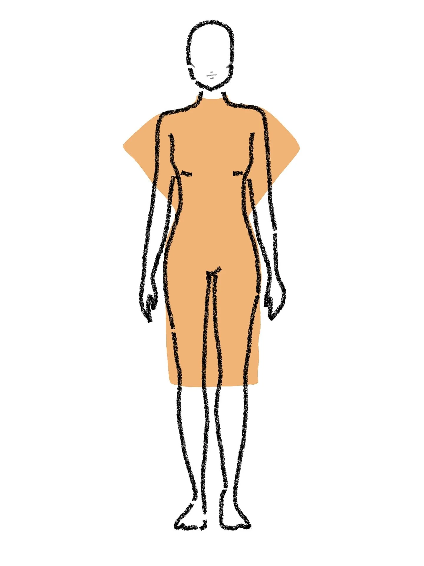 Comment STYLE to join the free course and learn how to read your own shapes, lines, and proportions.

Did you know that almost every outfit you wear fits into one of just six shapes? These fundamental shapes are known as the A, H, O, S, T, and X silh