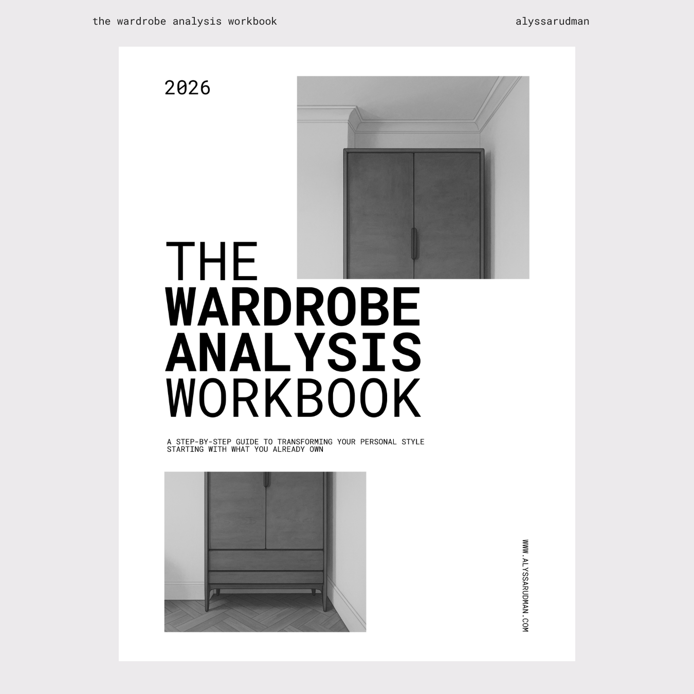 Wardrobe Analysis Workbook