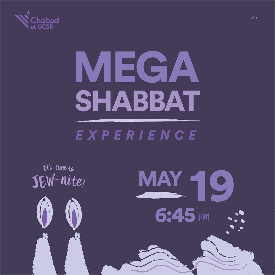22 days left to RSVP for the biggest Shabbat of the year!! Don&rsquo;t miss out. Link in bio 💜