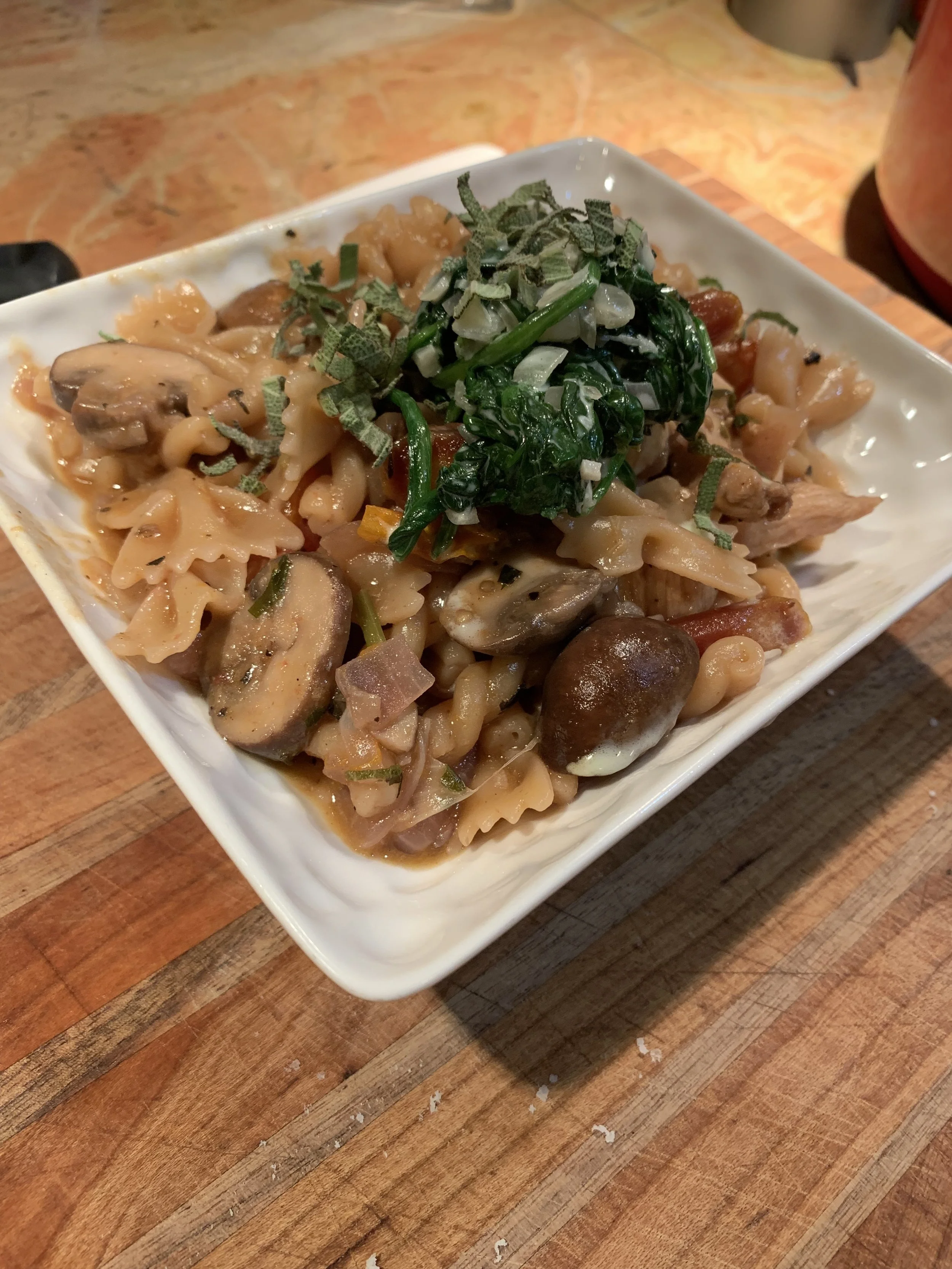 Weeknight Series- Light Chicken and Pasta